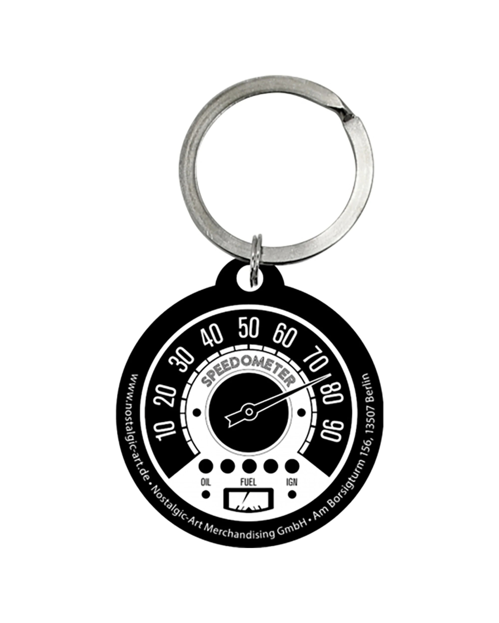 3 Nostalgic-Art Metal Round Keyring Speedo Stainless Steel - Multi, 3 of 3