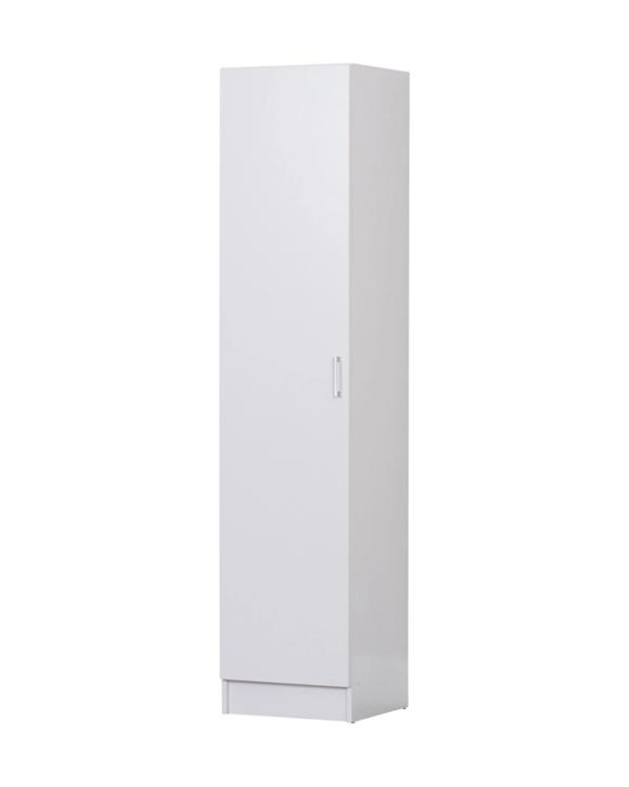 Alpine Bay Classic Multi-Purpose 1 Door Storage Cabinet Cupboard - White