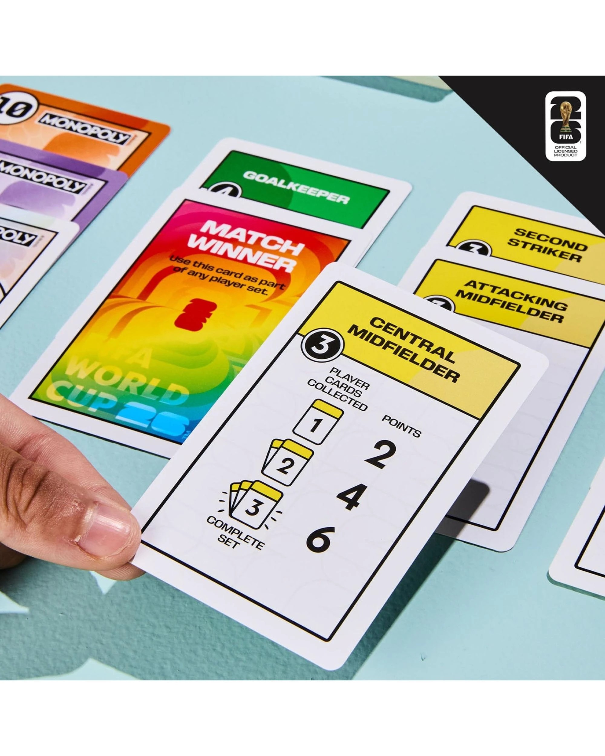 5 Monopoly Deal FIFA World Cup 2026 Edition Card Game, 5 of 10