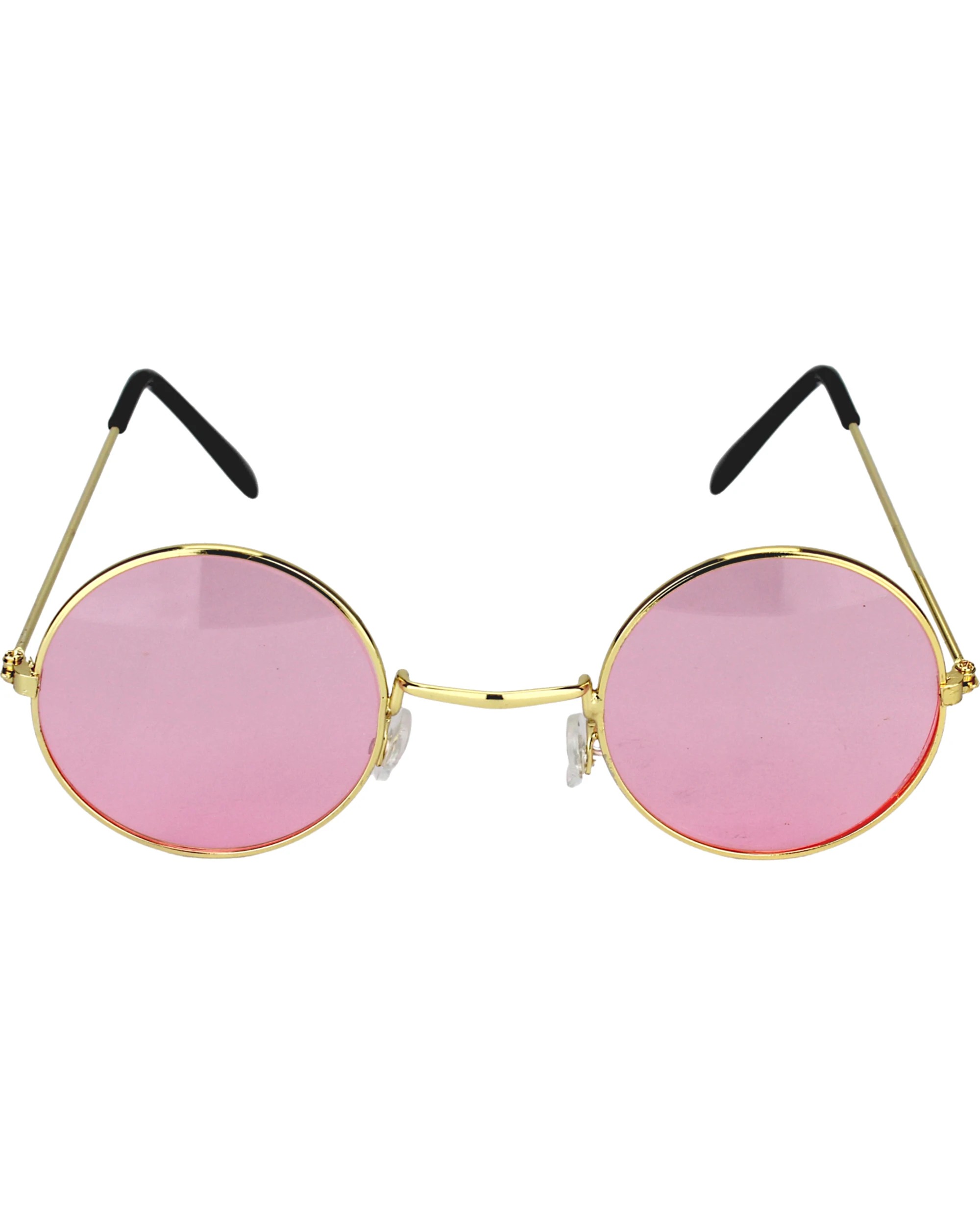 1 JD Party Kids Pink Round Hippie Glasses - One Size - Pink, 1 of 2