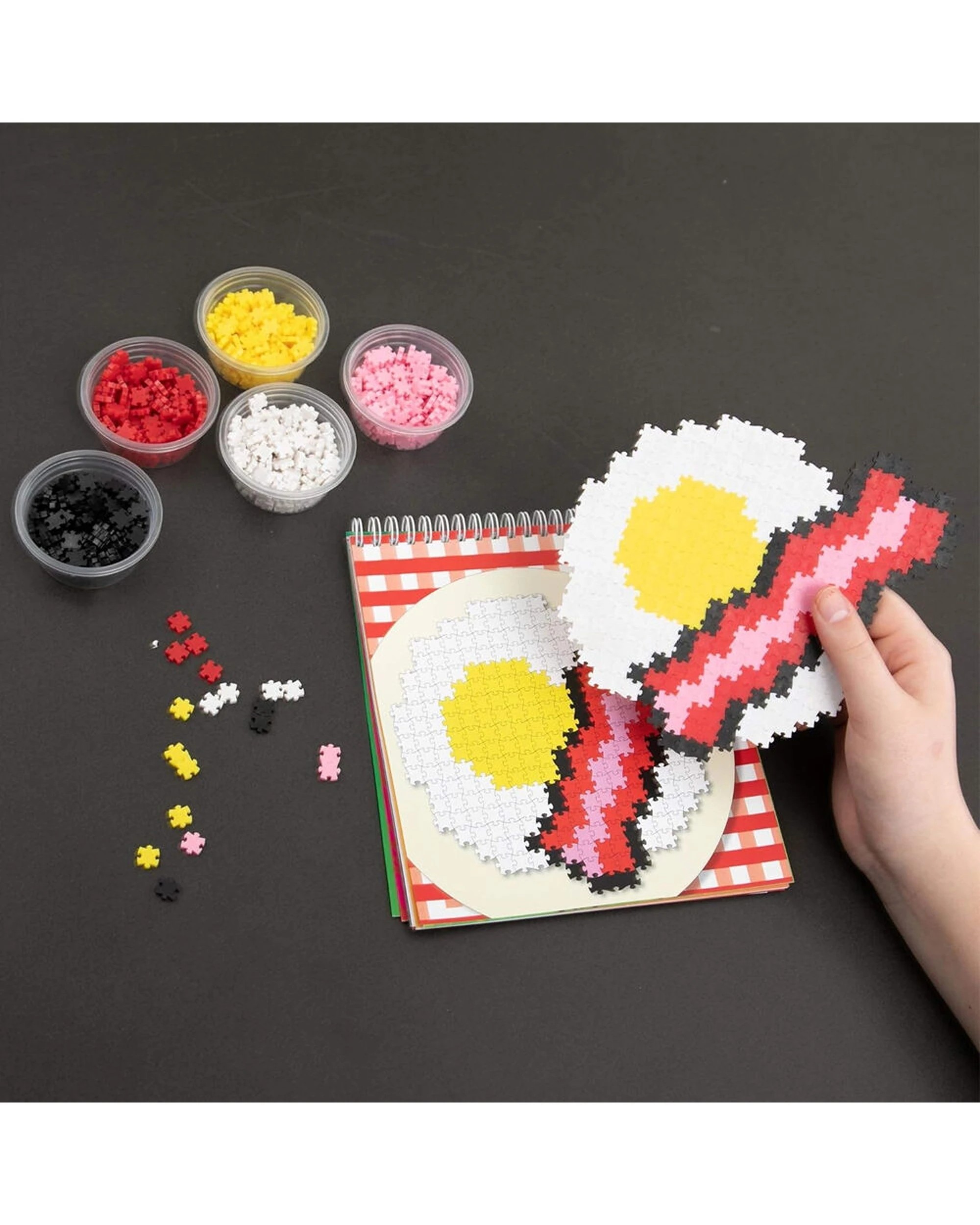 5 Fat Brain Toy Co 3000pc Jixelz Creator Puzzle Pixel Art Toy Set Includes 40 Design Templates - Multi, 5 of 5