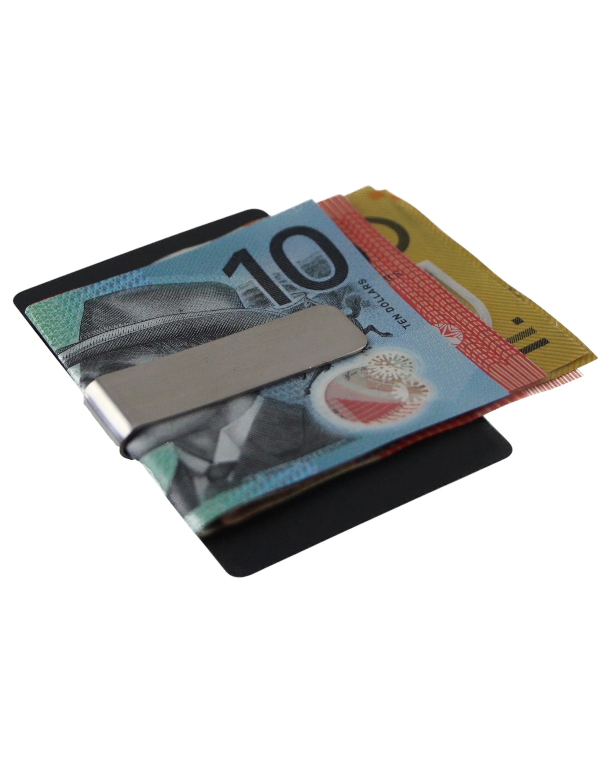 2 Zasel Mens 1.5cms Wide Solid Money Clip - Silver, 2 of 4