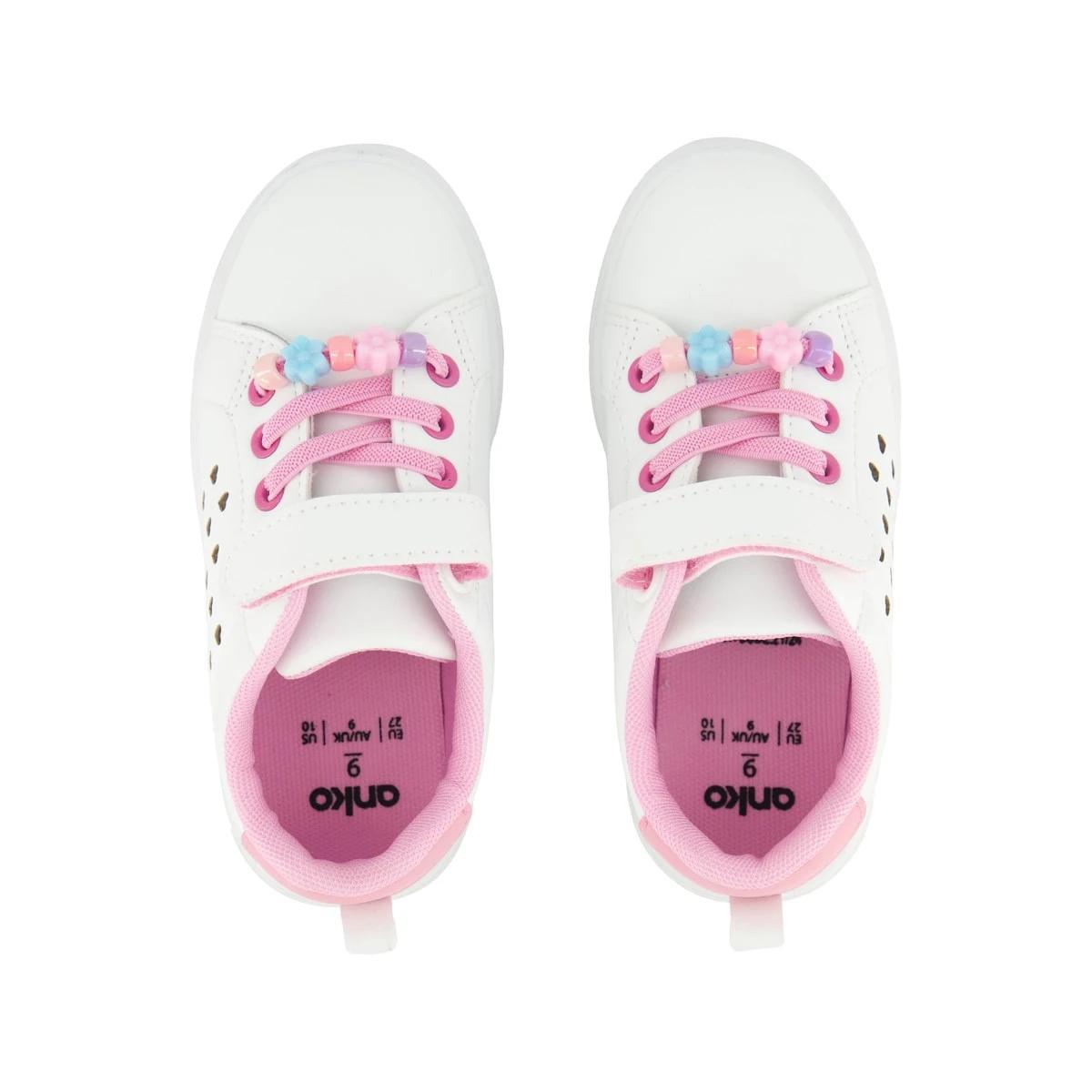 2 Junior Casual Shoes WHITE HEART, 2 of 5