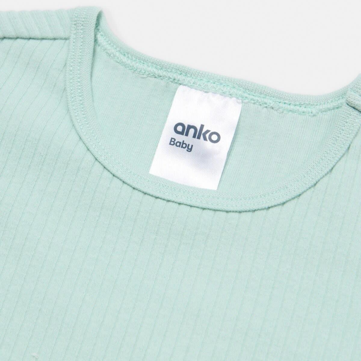 10 3 Pack Short Sleeve Bodysuits Green 3pk, 10 of 10