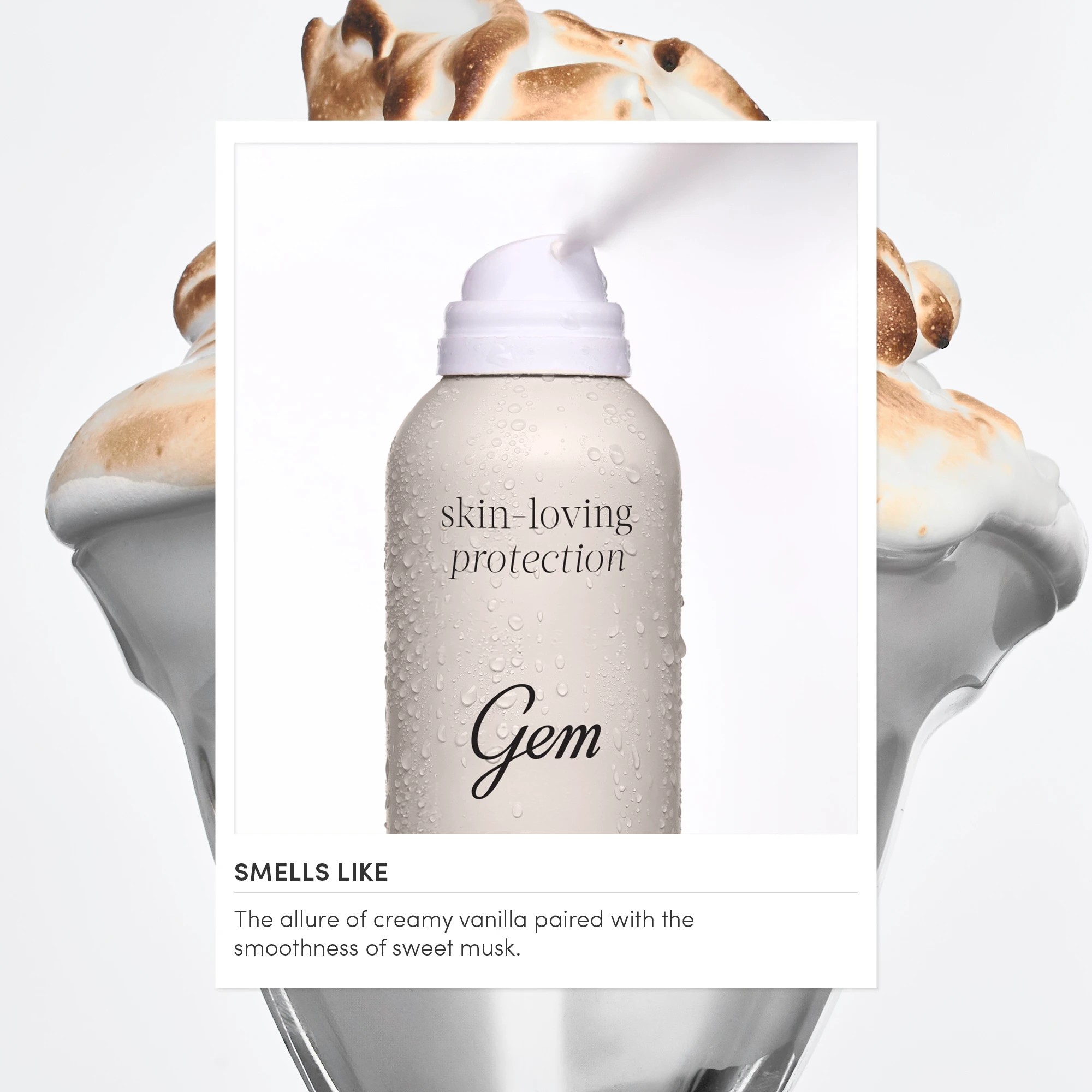 6 Gem Vanilla Sugar Skin-Loving Deodorant 207ml - Hyaluronic Acid, Vitamin E and Shea Butter, 6 of 6