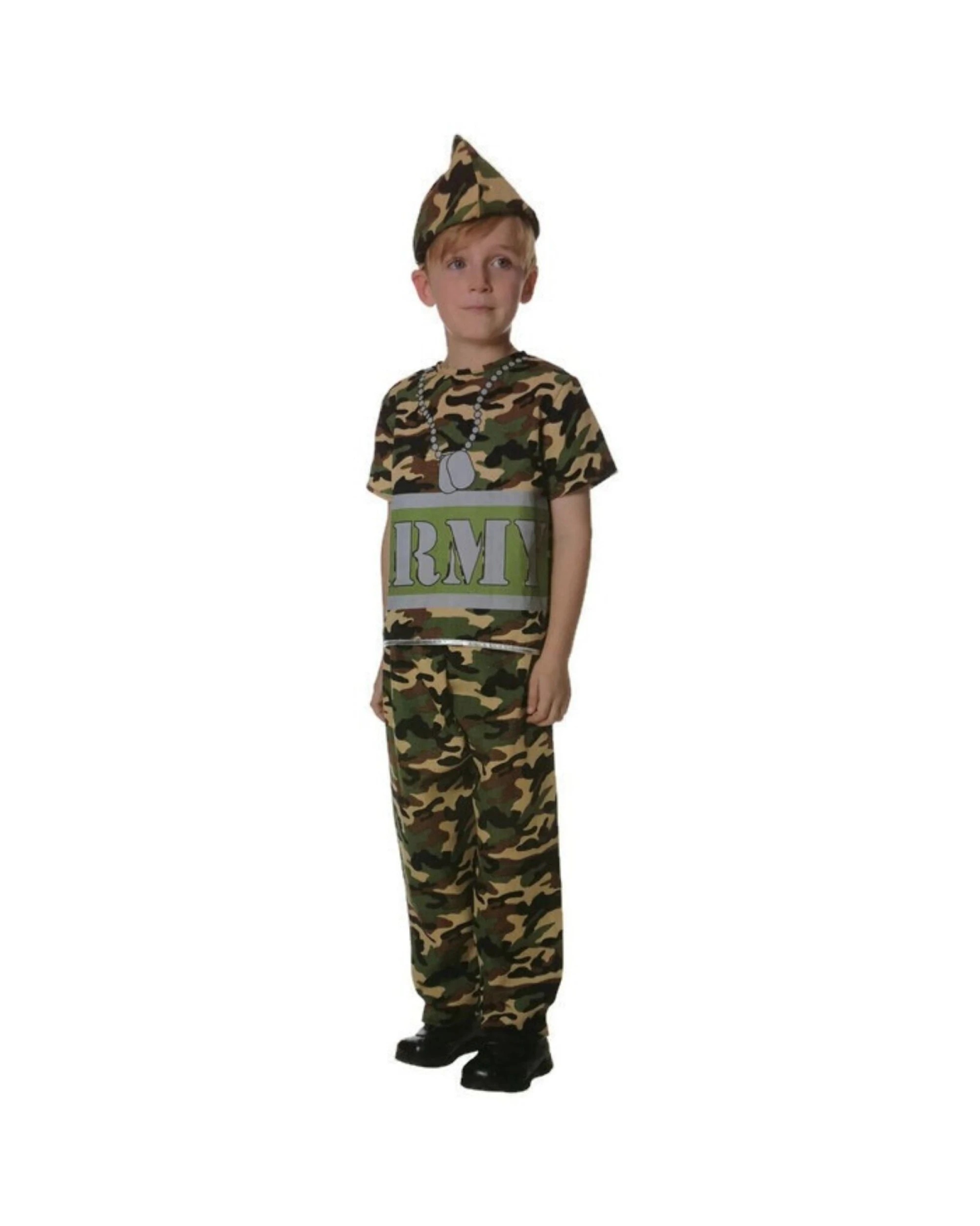 1 BR Costumes Boys Military Soldier Costume for Book Week, 1 of 3