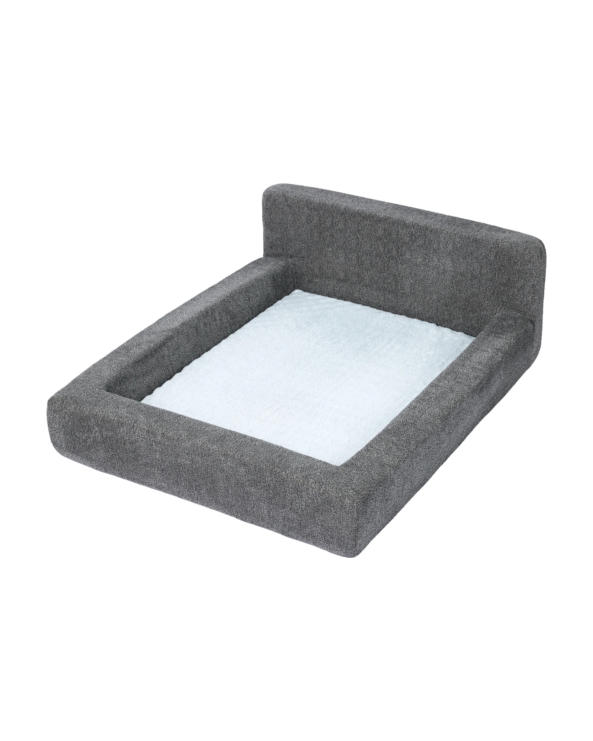 1 Grey High Back Bed - Extra Large, 1 of 9