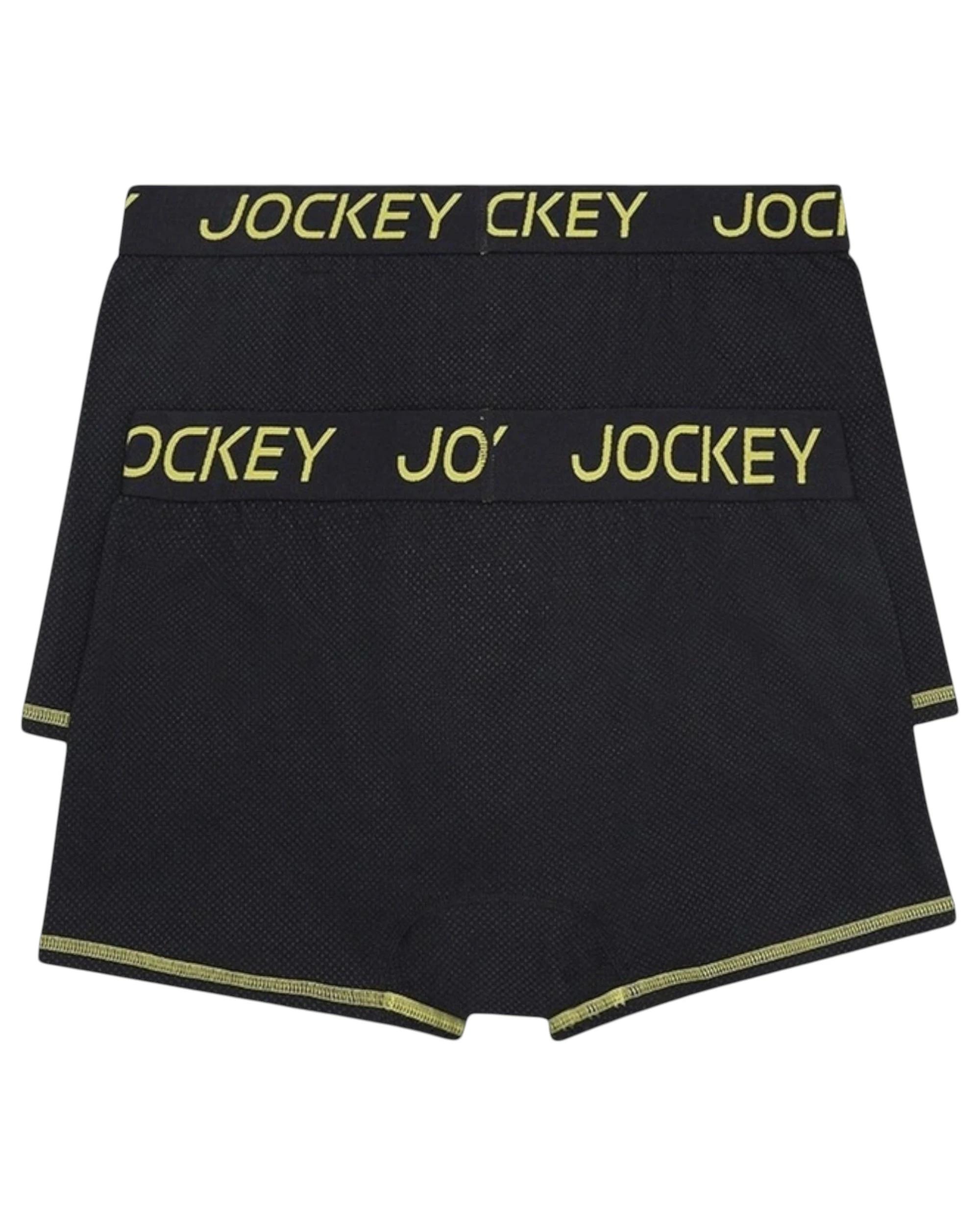 2 Jockey 4 Pack Mens Performance Active Trunk Cotton Underwear BLACK, 2 of 5