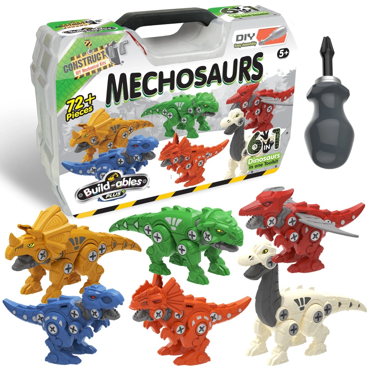 5 Construct-it Build-ables Plus 6 In 1 Mechosaurs Pack, 5 of 5