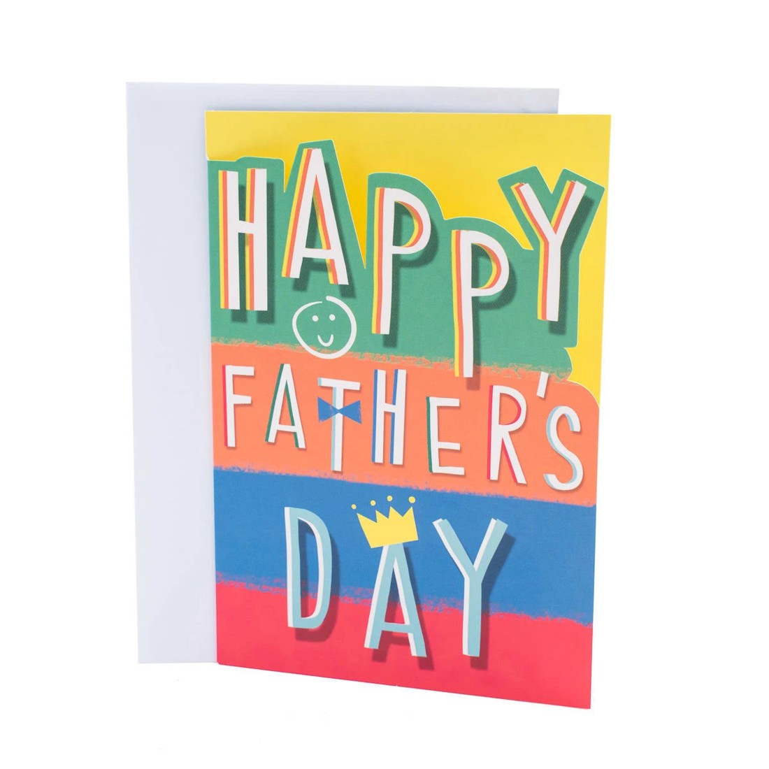 1 Hallmark Father's Day Card - Cut-Out Happy Crown, 1 of 3