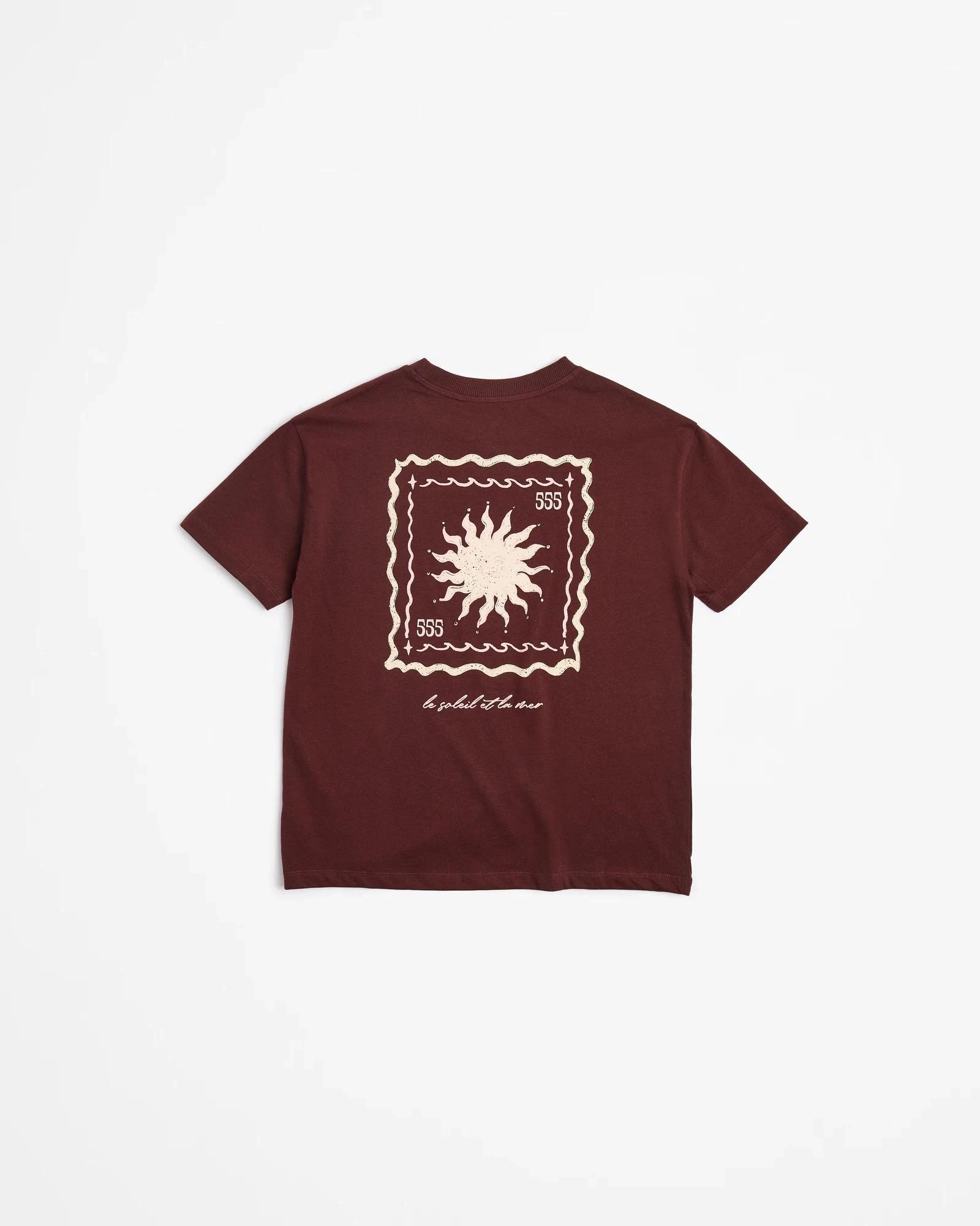 3 Target Australian Cotton Longline Print T-shirt BROWN SUN, 3 of 3