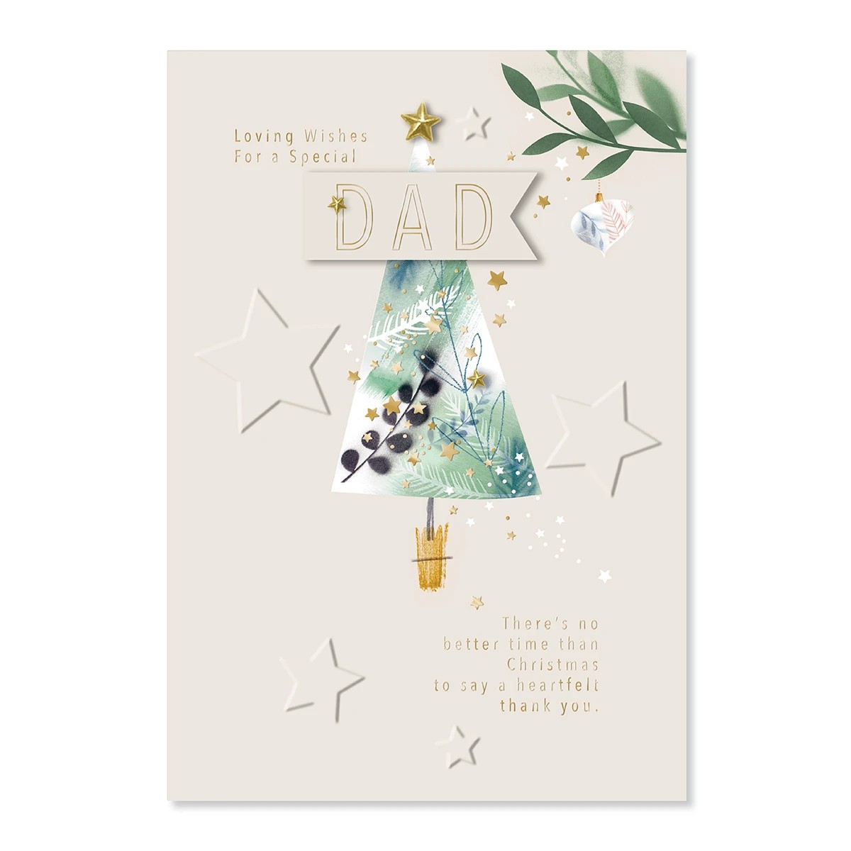 3 Hallmark Christmas Card - Loving Wishes For a Special Dad, 3 of 3