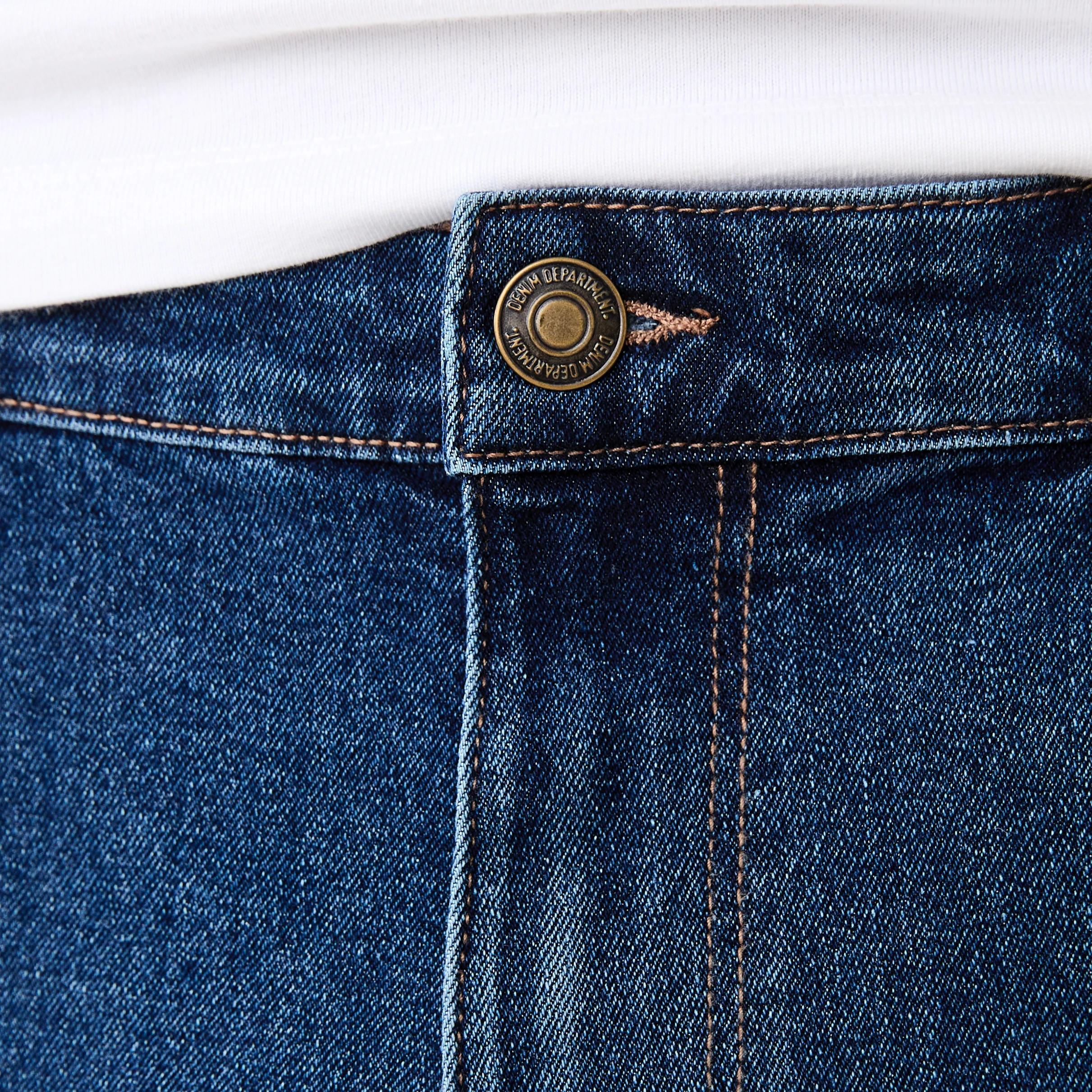 4 Regular Denim Shorts Dark Wash, 4 of 6