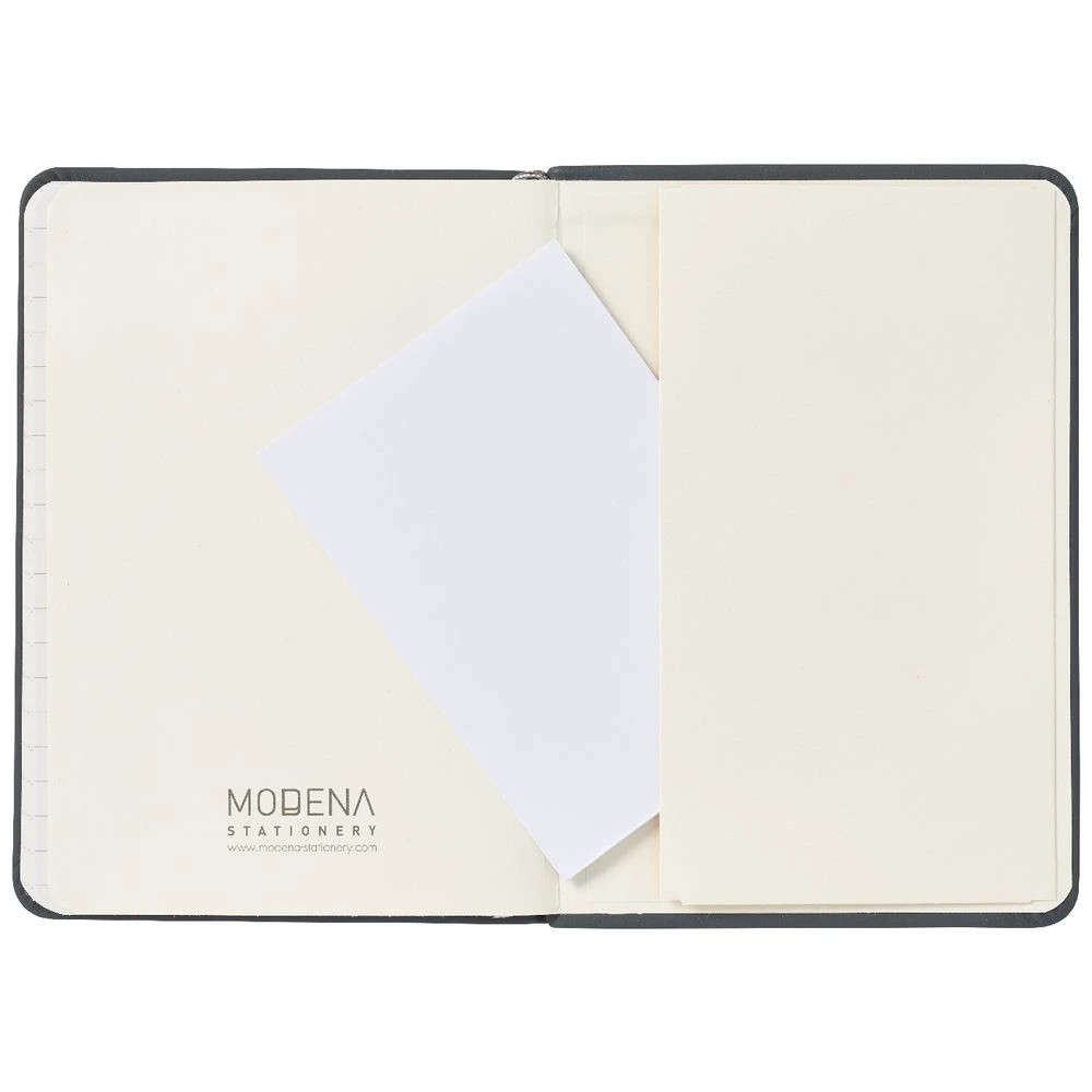 5 Modena A6 PU Ruled Notebook Grey, 5 of 5