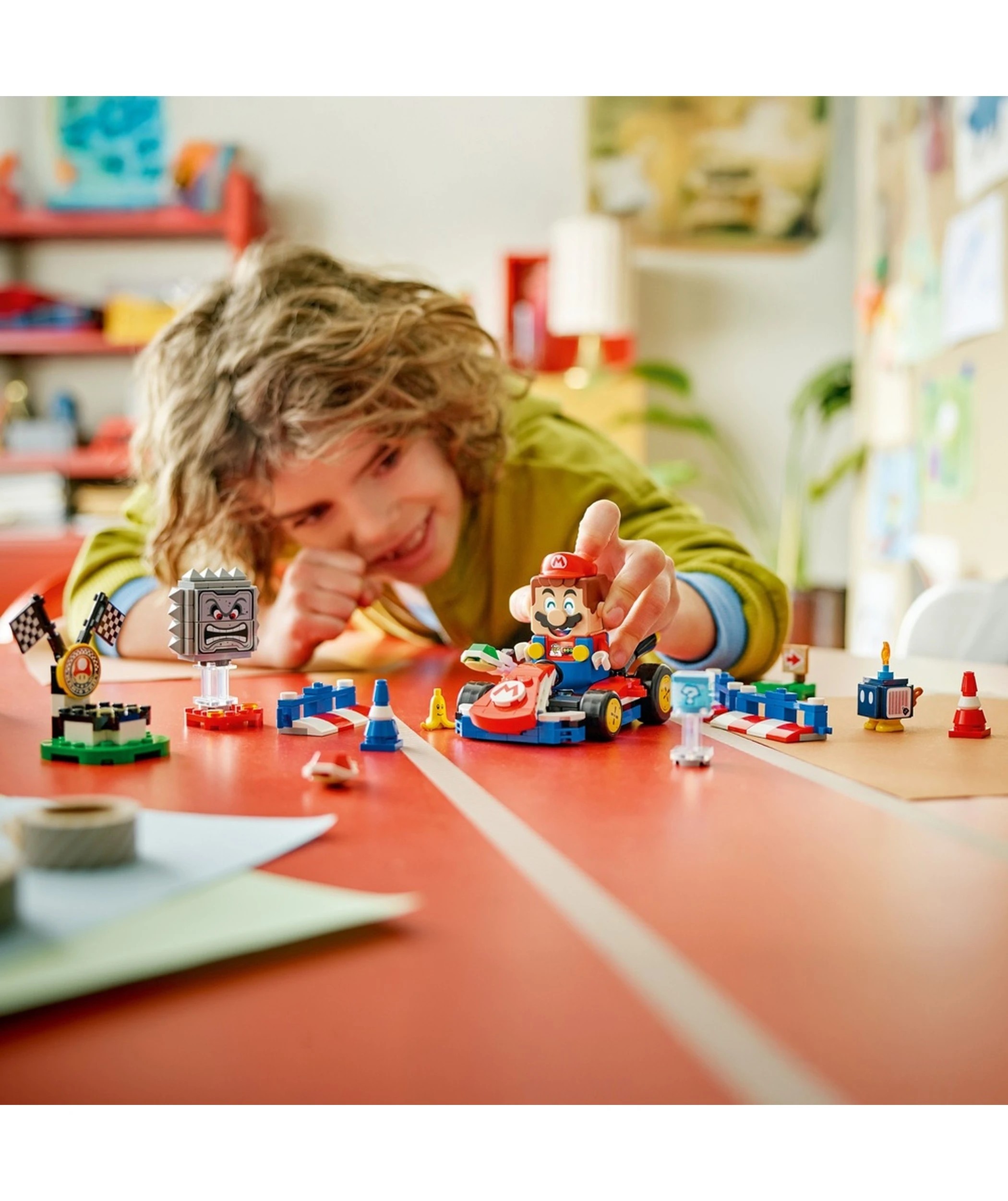 8 LEGO Super Mario: Mario Kart  Interactive LEGO Mario & Standard Kart 72043, 8 of 10