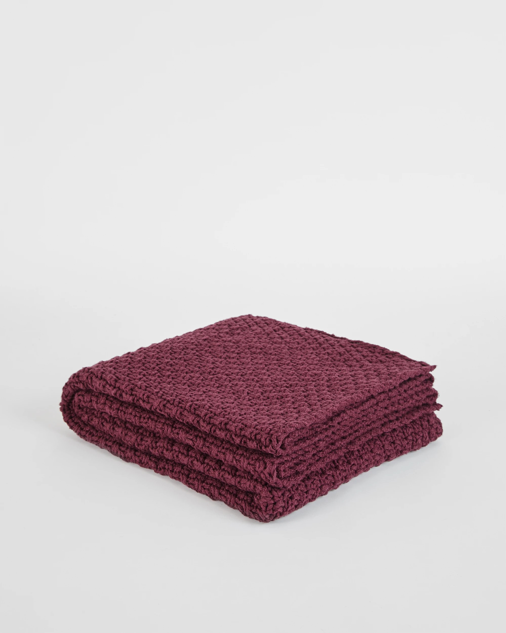 1 Target Dolly Chunky Textured Knit Throw - Queen Bed - Red, 1 of 3
