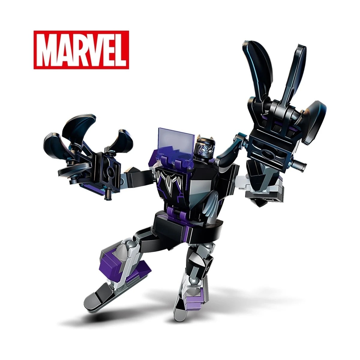 3 LEGO Marvel Super Heroes Black Panther Mech Armour 76204, 3 of 9