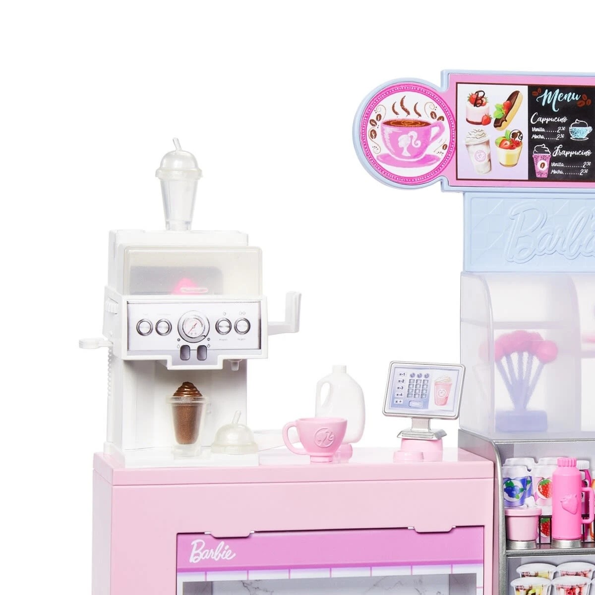 5 Barbie Coffee Shop Playset with Blonde Barista Doll, 5 of 6