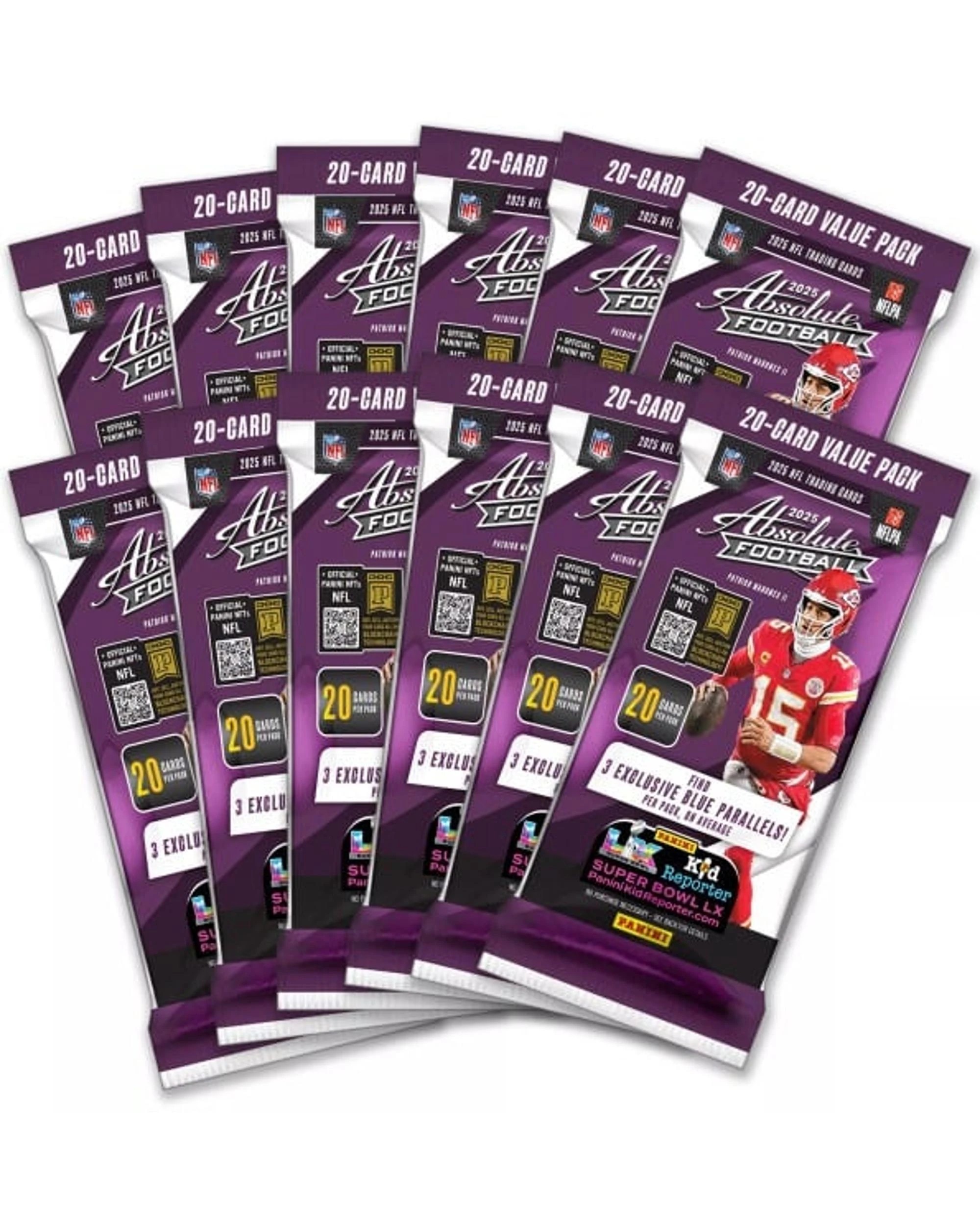2 Panini NFL Absolute Football 2025 Fat Pack Box, 2 of 8
