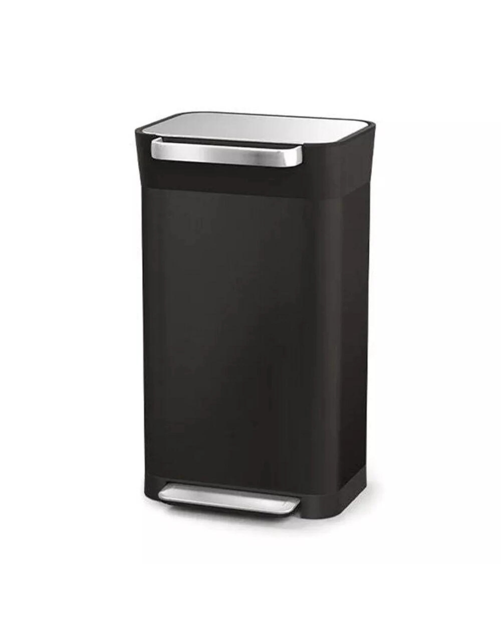 1 Joseph Joseph Titan Trash Compactor 30L Bin Carbon Black, 1 of 7
