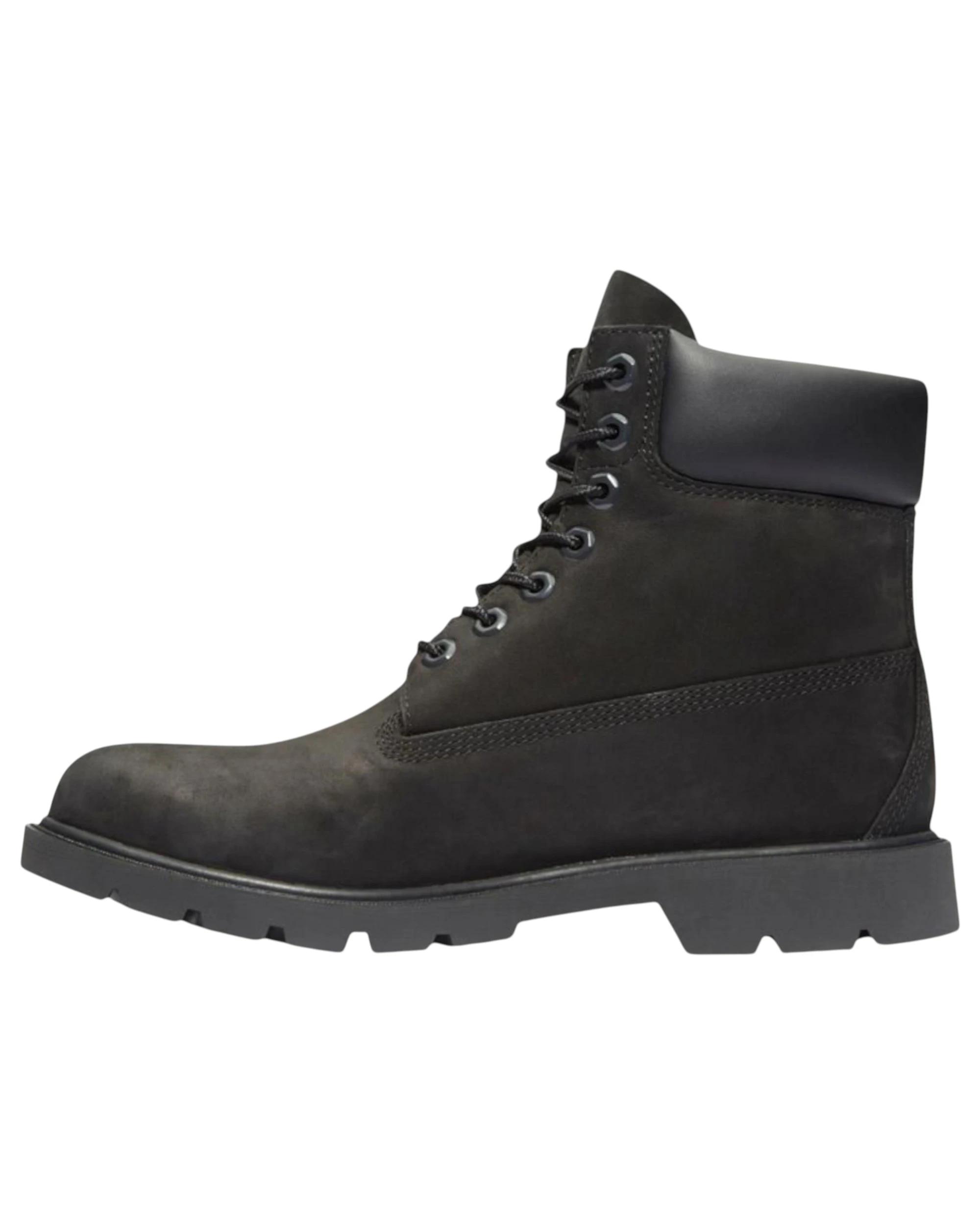 7 Timberland Mens 6-Inch Black Nubuck Classic Waterproof Boots BLACK NUBUCK, 7 of 8