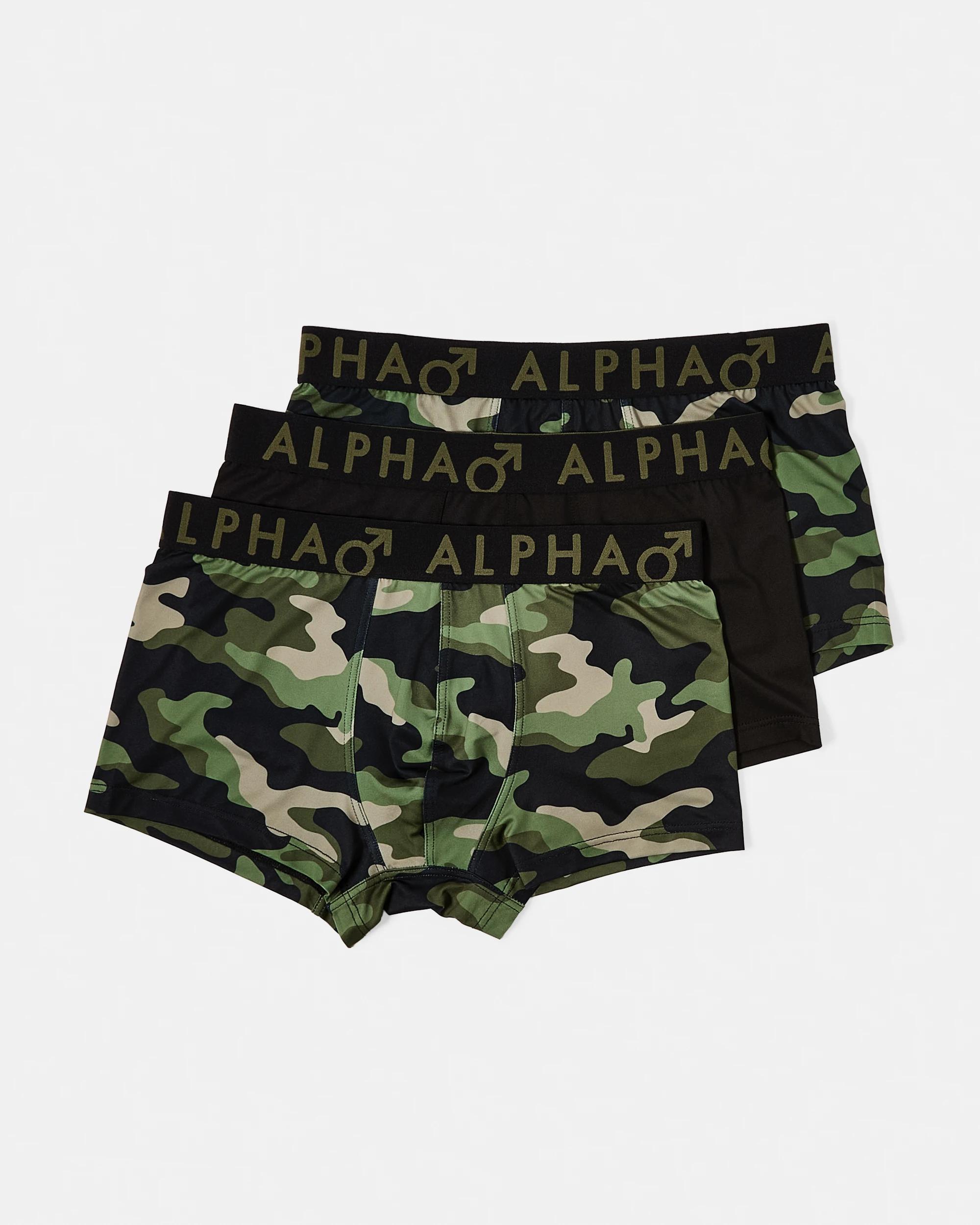 1 3 Pack Microfibre Trunks Camo Shade, 1 of 7