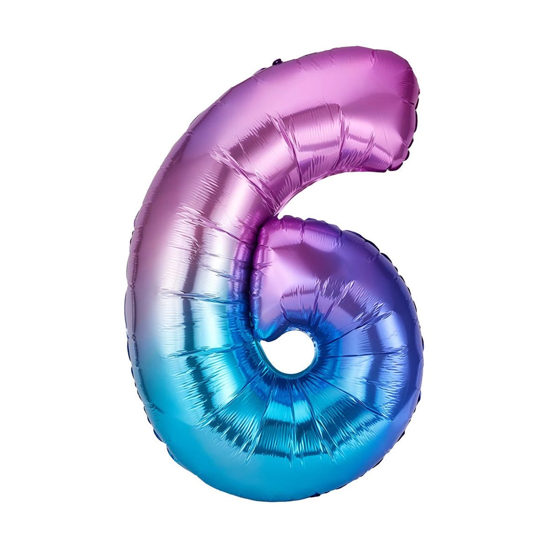 1 Giant Number 6 Foil Balloon, 1 of 4