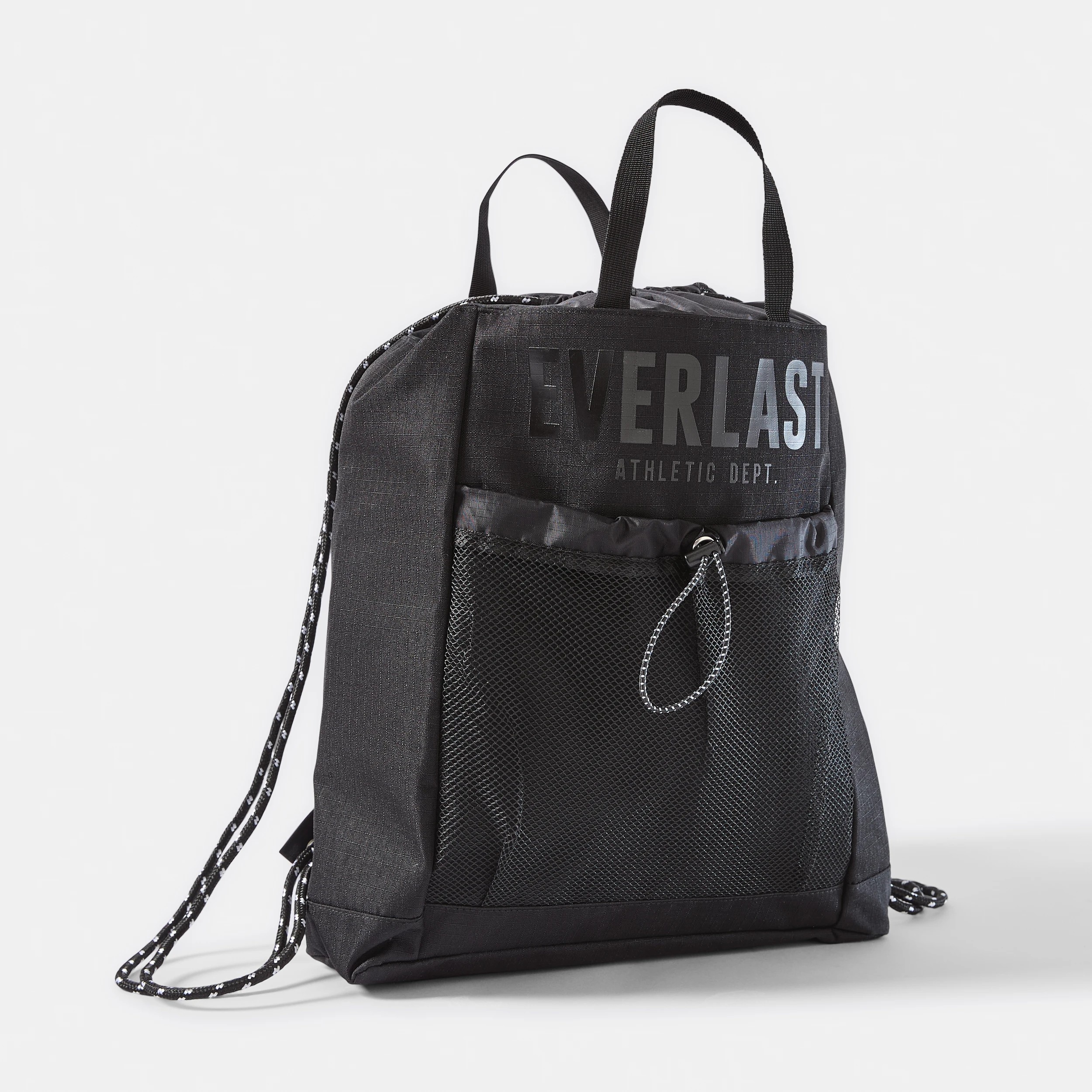 1 Everlast Cruz Gym Sack - Black, 1 of 5