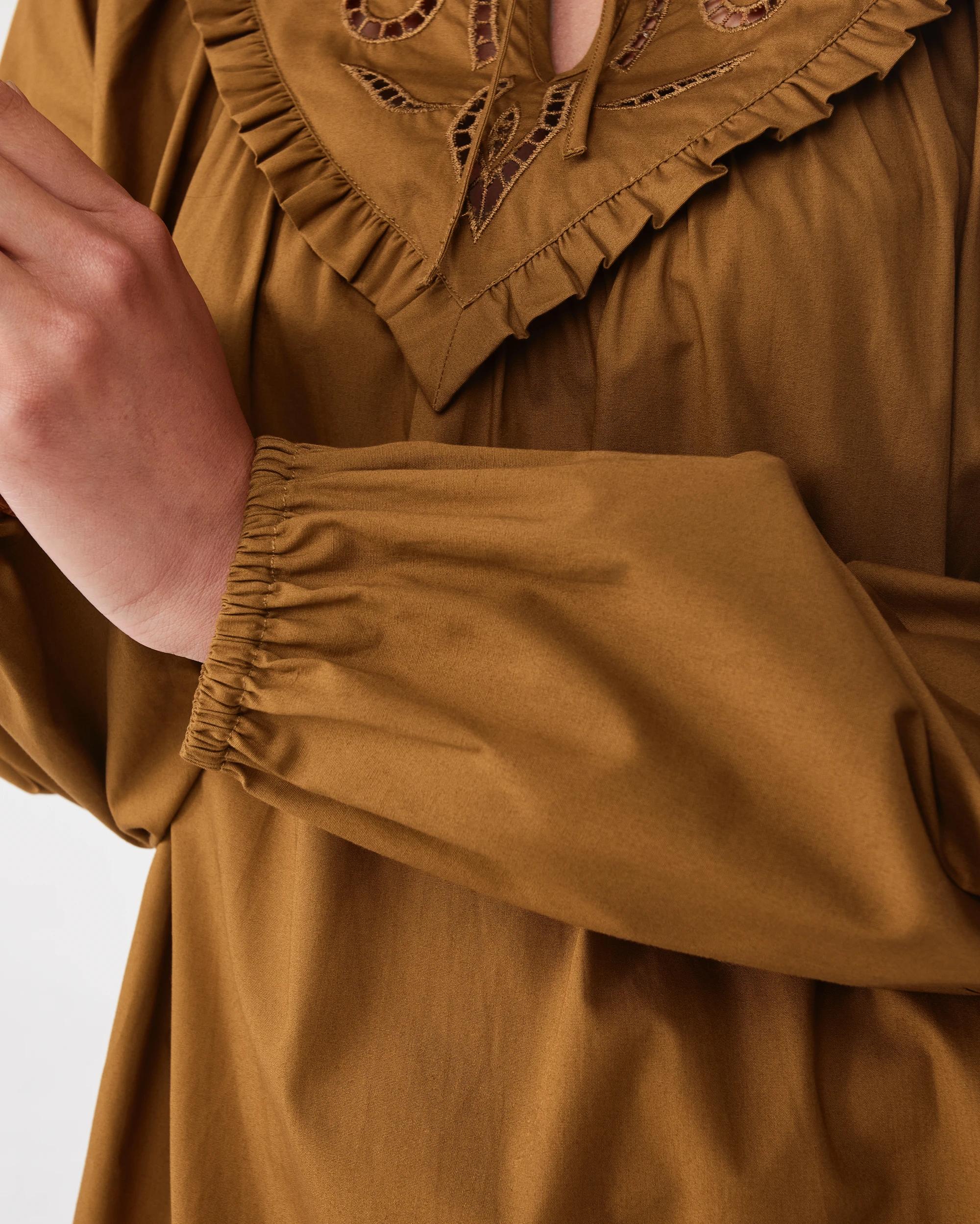 6 Long Sleeve Cutwork Detail Top Harvest, 6 of 6