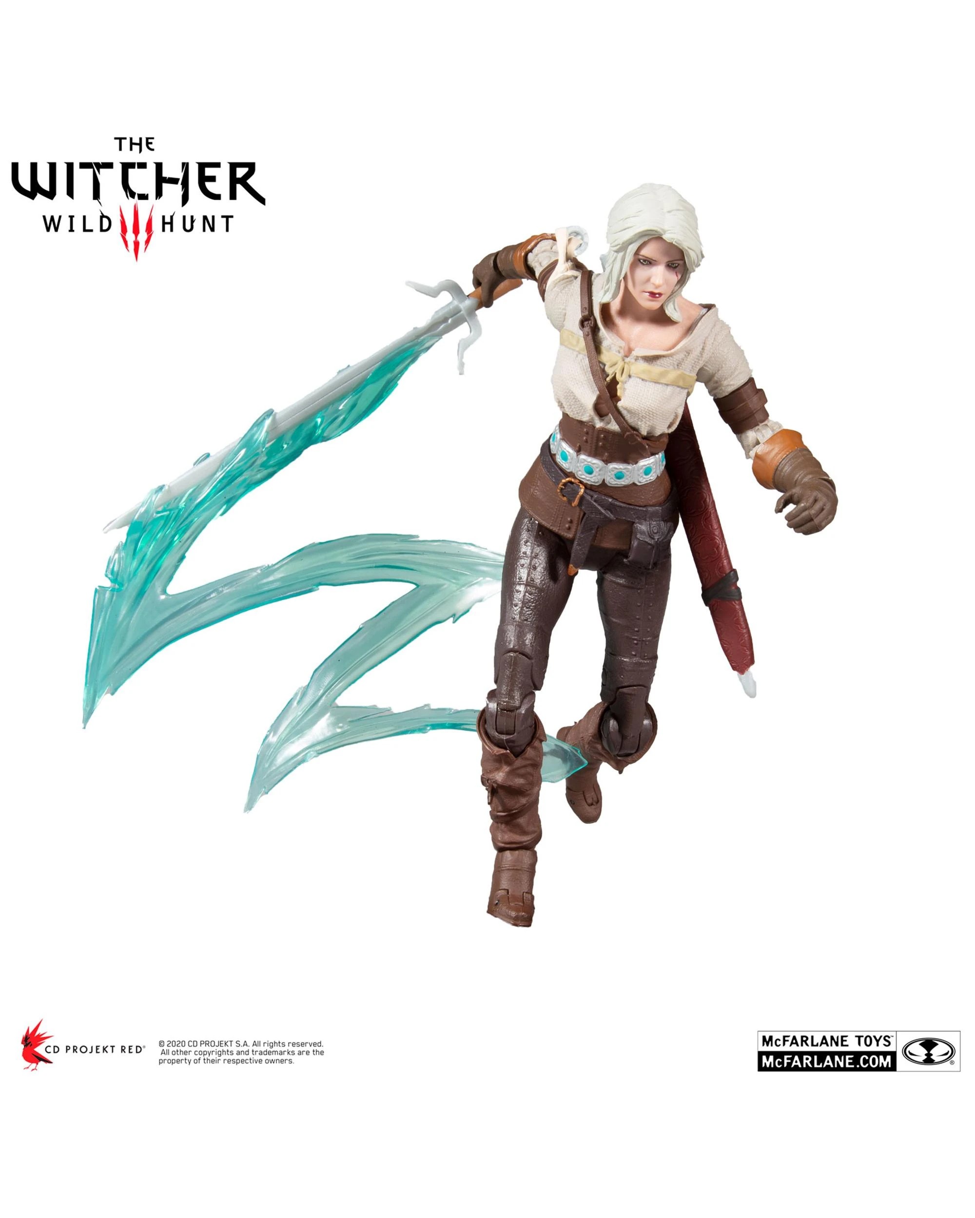 4 McFarlane Toys The Witcher 3 Wild Hunt Ciri Cirilla Fiona Elen Riannon 7 inch Action Figure, 4 of 8