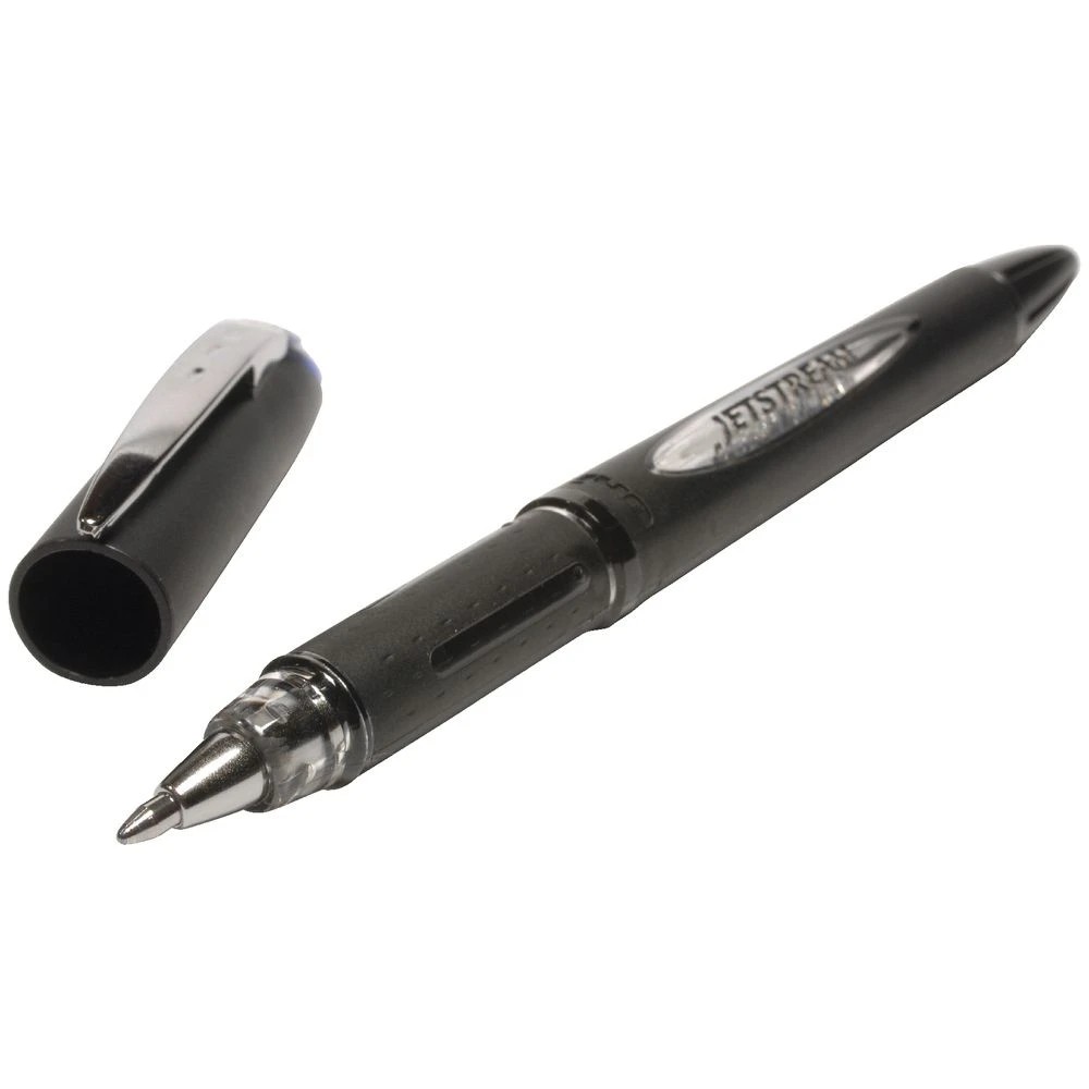3 Uni Jetstream Rollerball Pen 1.0mm Black 4 Pack, 3 of 3