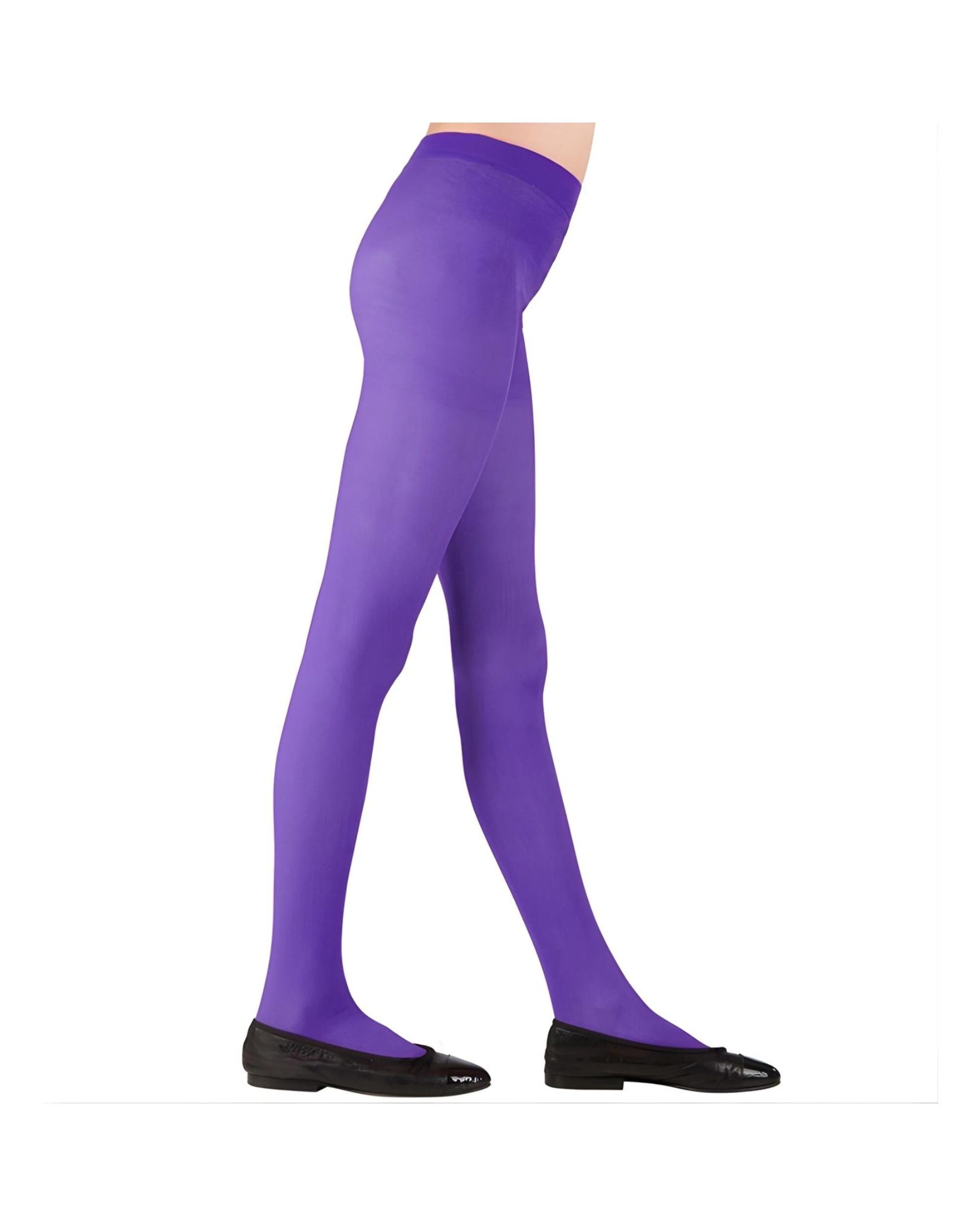 1 Widmann Kids Stockings PURPLE, 1 of 6