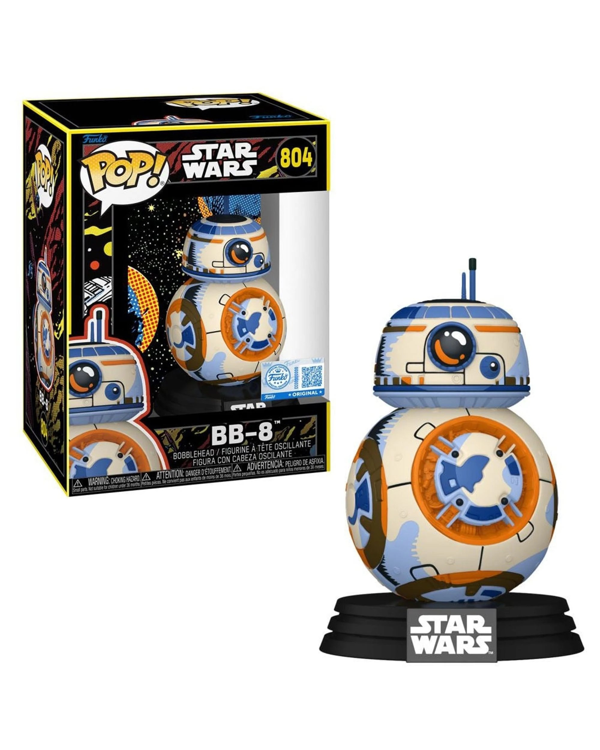 1 Star Wars BB-8 - Retro -  Funko POP! Vinyl, 1 of 3