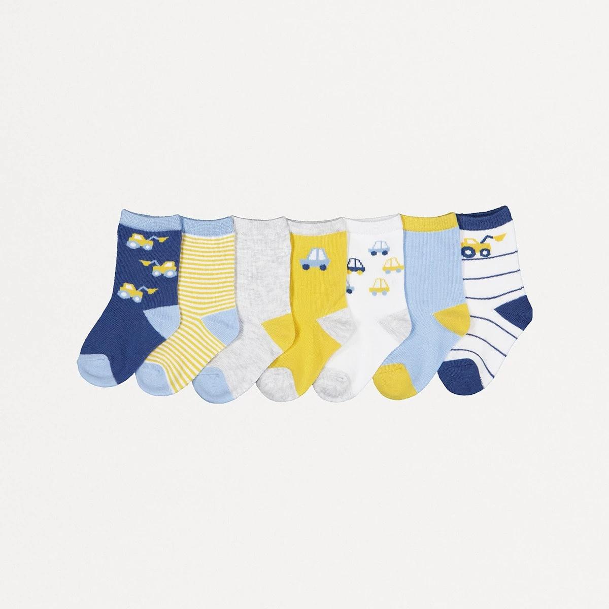 1 7 Pack Crew Socks Diggers, 1 of 3