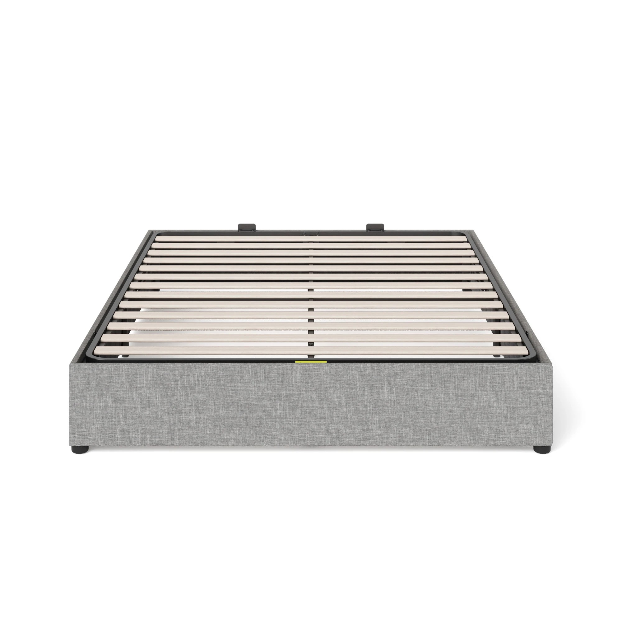 10 Queen Bed Zora Gas Lift Bed Base - Grey, 10 of 10