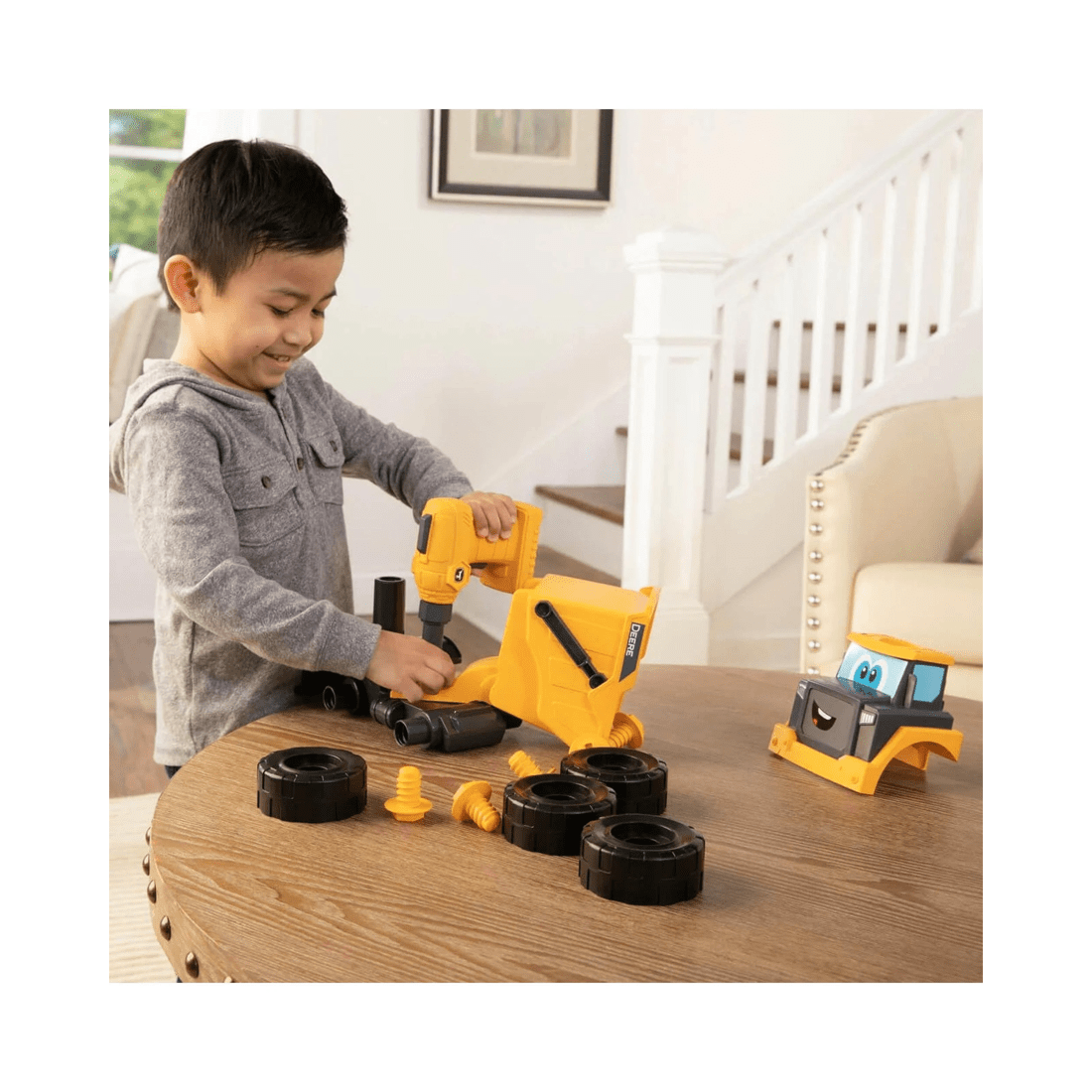 4 TOMY John Deere Kids Build-A-Buddy Yellow Dump Truck - Yellow, 4 of 8