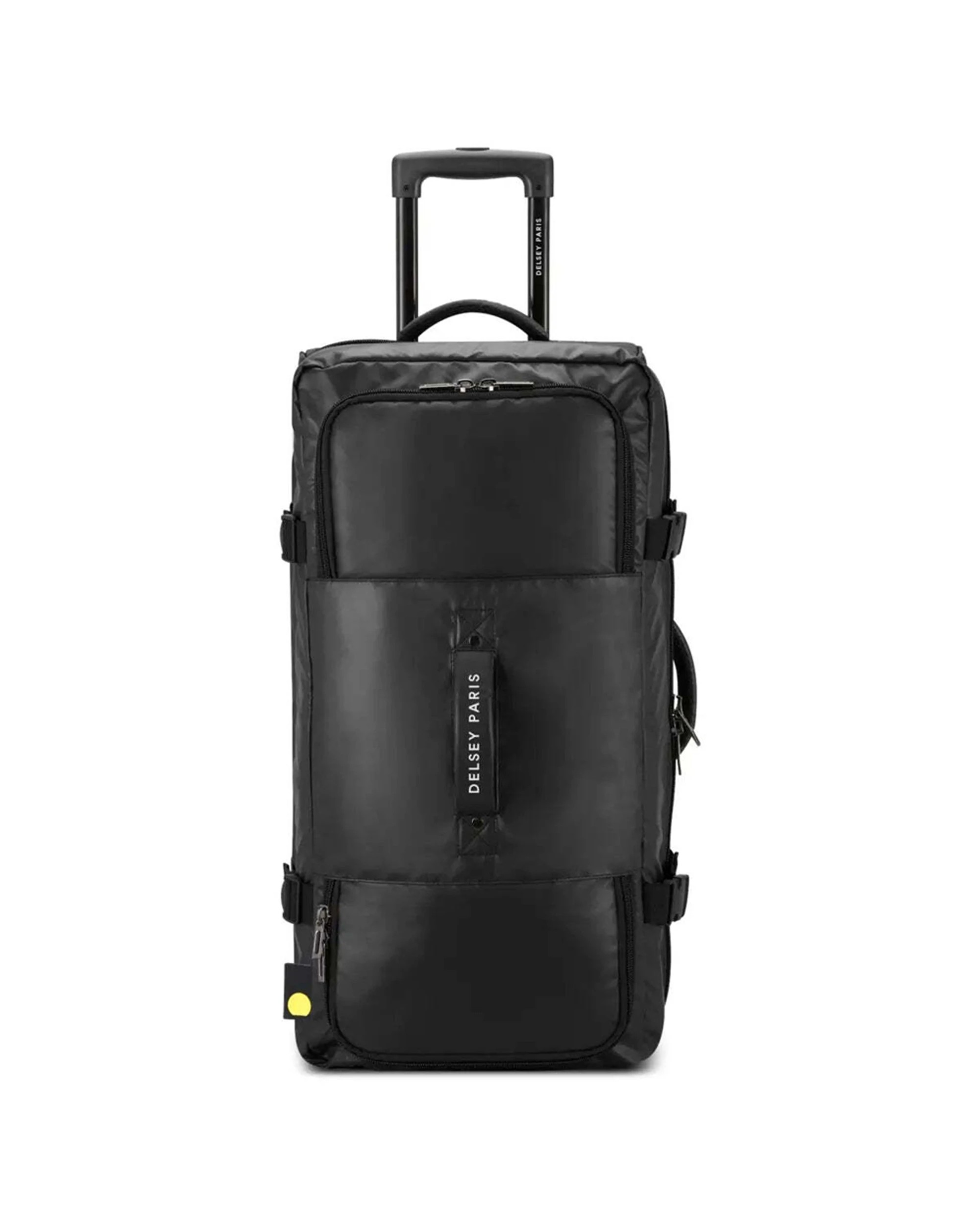 1 Delsey Raspail 2-Wheel Large Duffle Bag TSA Lock Waterproof Recycled - Black, 1 of 6