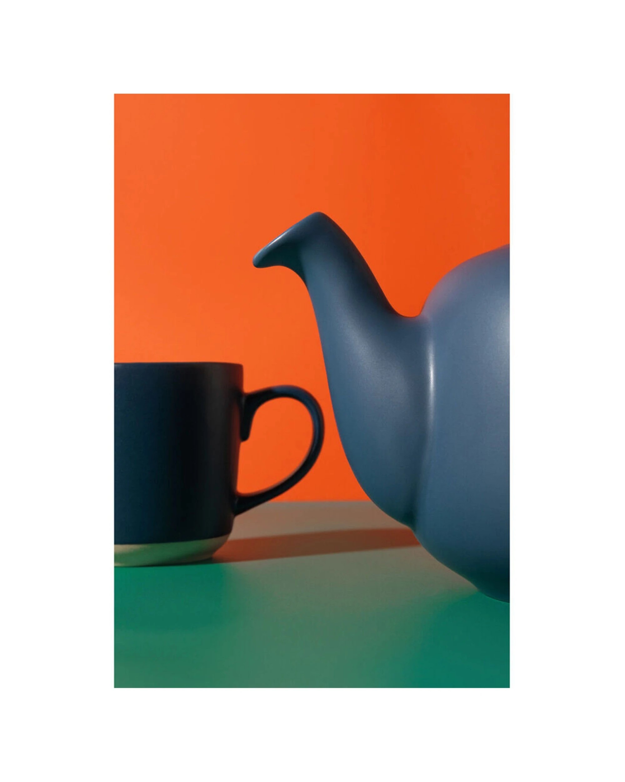 5 La Cafetiere 2PK Stoneware Classic Teapot Kettle 1.2L - Blue, 5 of 7