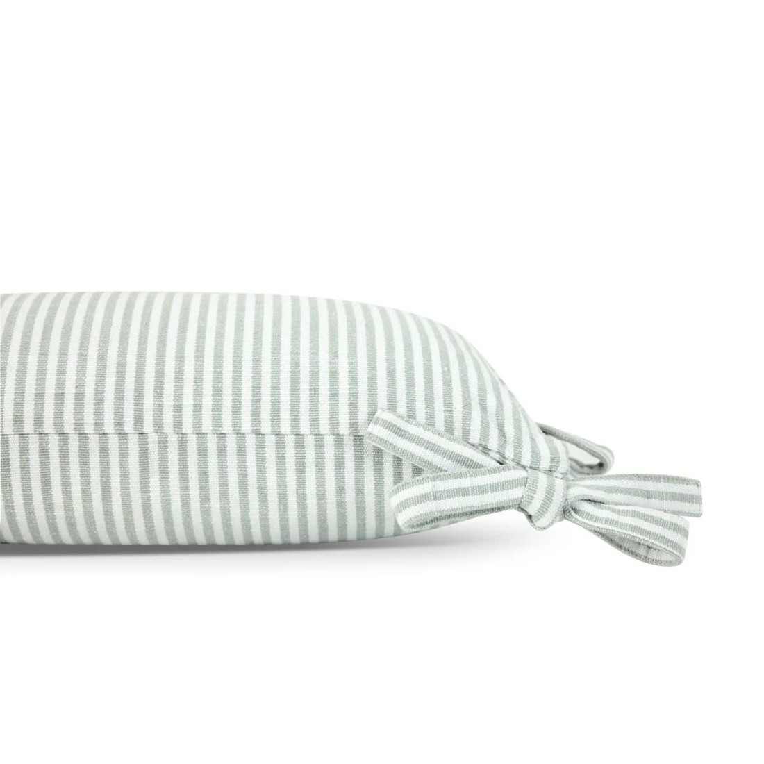 2 Stripe Bow Cushion - Sage, 2 of 5