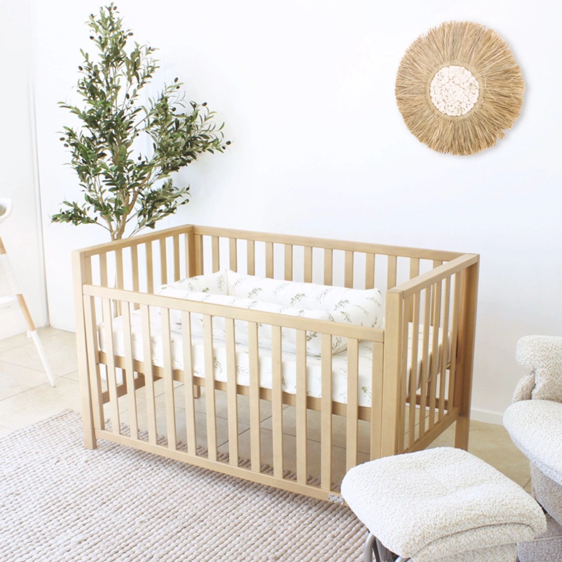 5 Babyhood Lulu Cot - Natural, 5 of 5