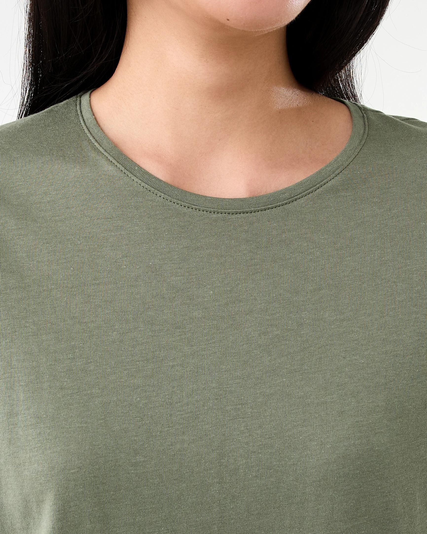 5 Basic T-shirt PALE KHAKI, 5 of 5