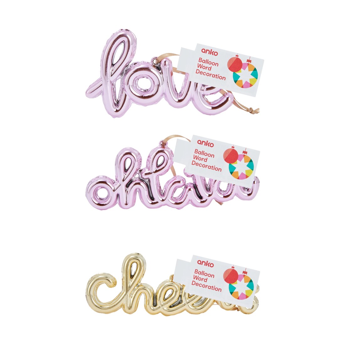 6 Balloon Word Decoration - Assorted, 6 of 6