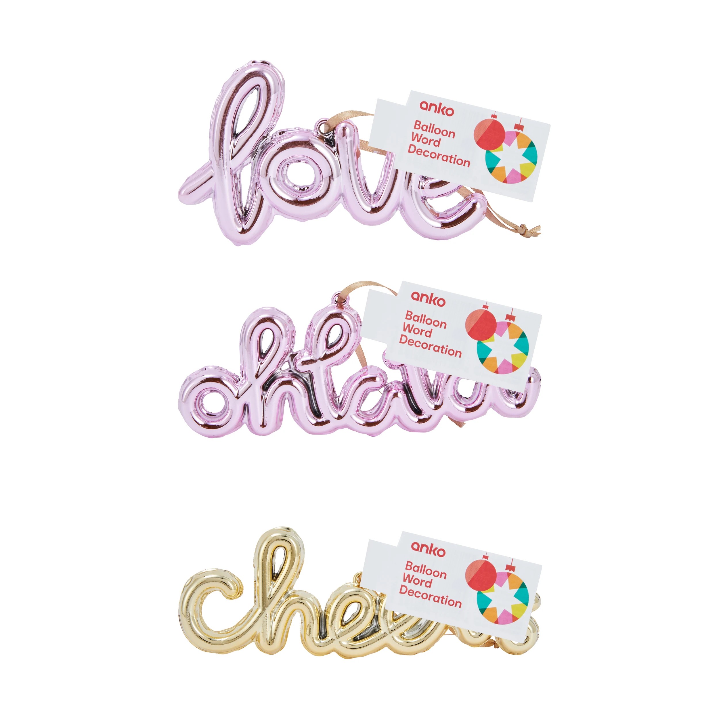 6 Balloon Word Decoration - Assorted, 6 of 6