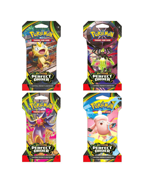 Pokemon Trading Card Game: Mega Evolution - Perfect Order Sleeved Booster - Assorted