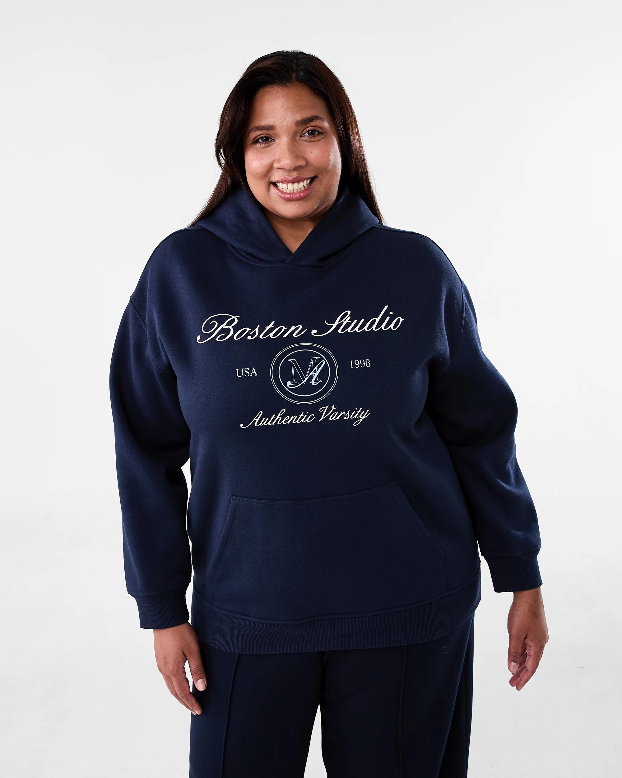 1 Curve Oversized Hoodie Bstnstudio, 1 of 7