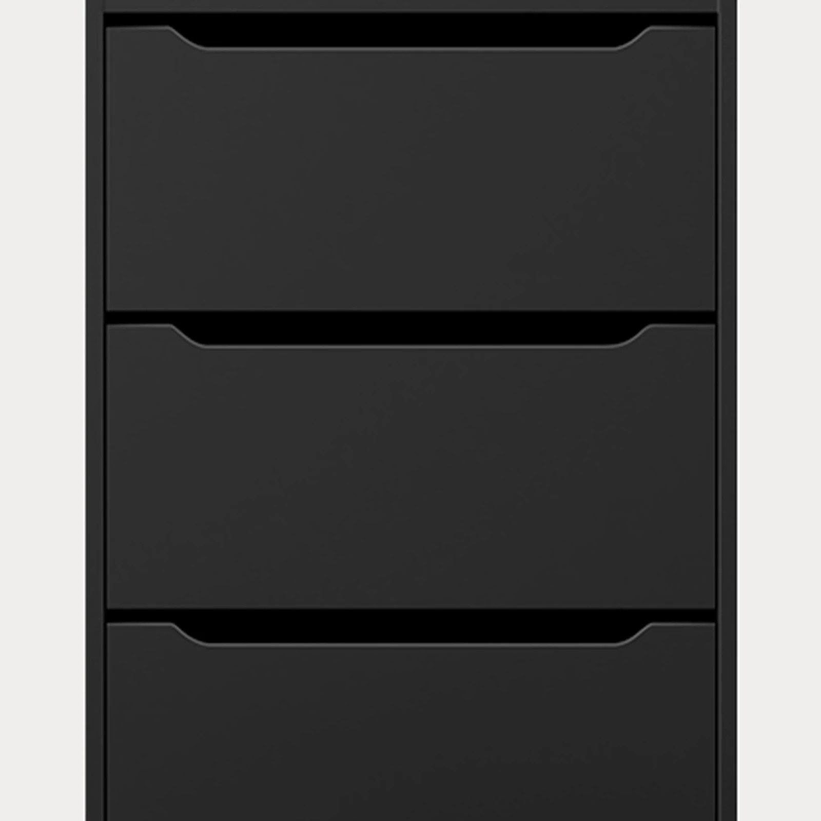 6 Alfordson Wardrobe 3 Drawers Clothes Storage Cabinet - Black, 6 of 10