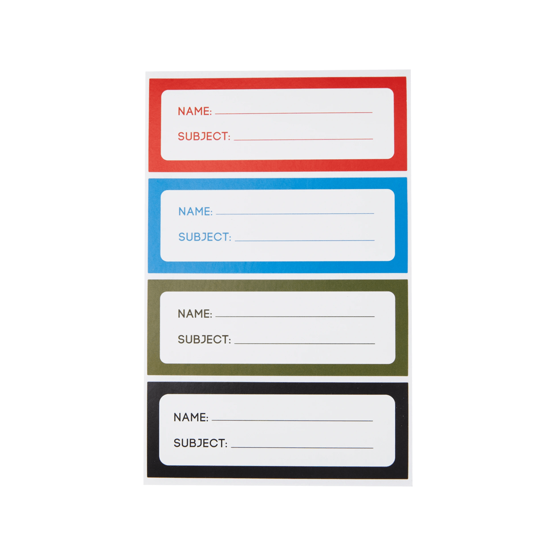 3 20 Pack Book Labels, 3 of 5