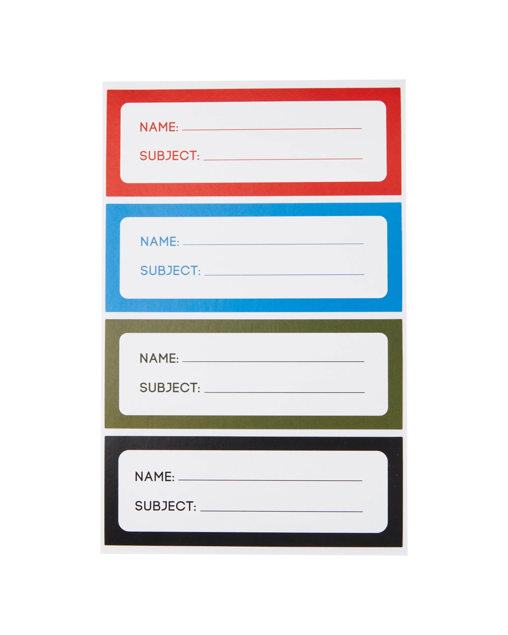 3 20 Pack Book Labels, 3 of 5