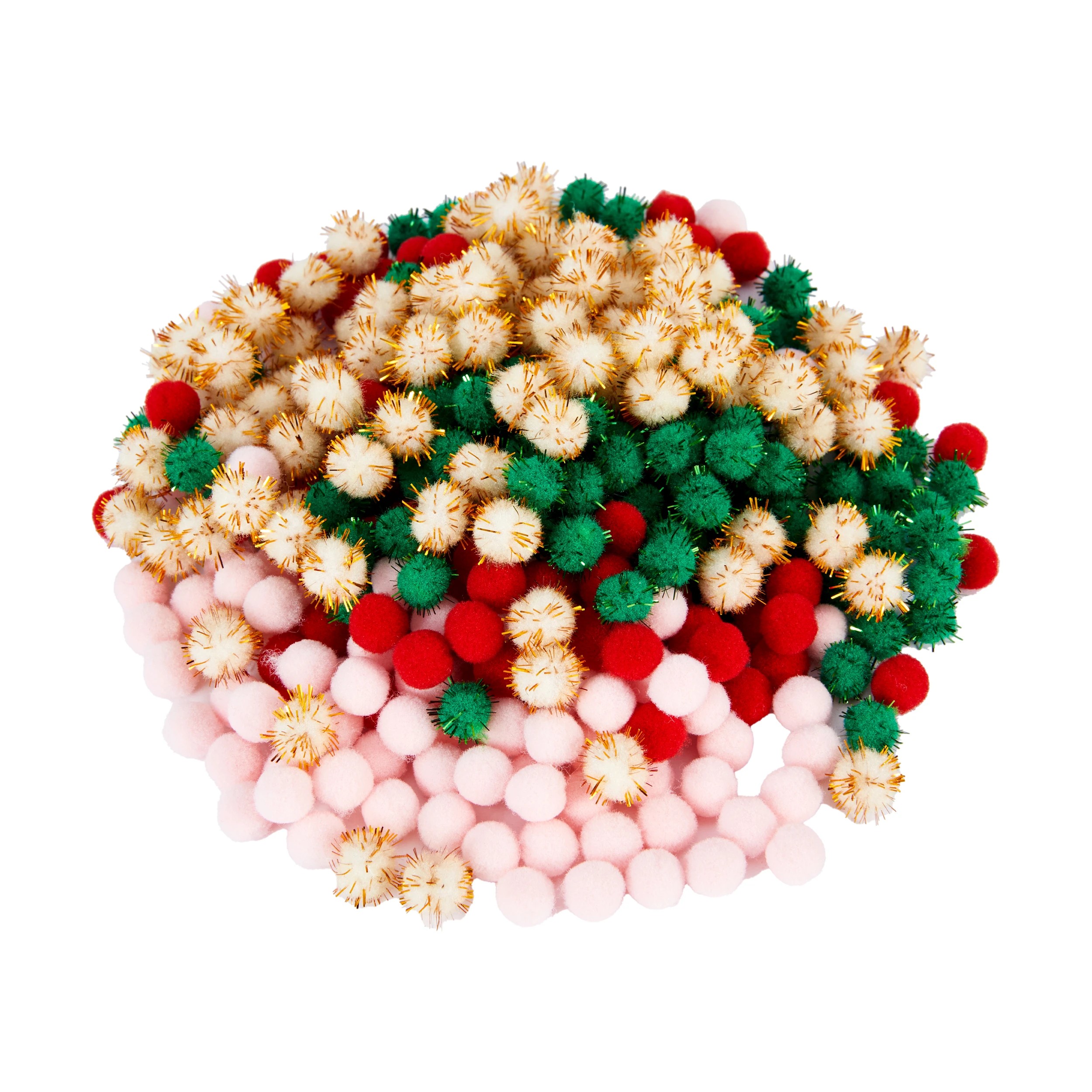 3 Christmas Craft Pom Poms, 3 of 3