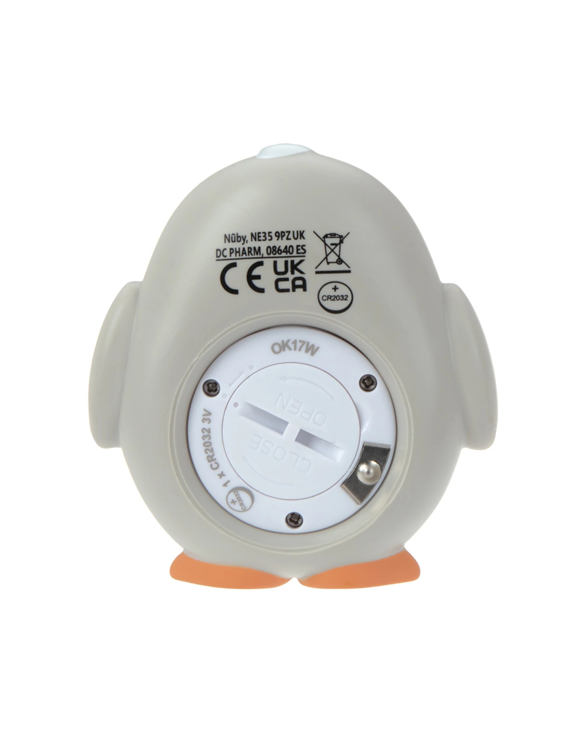 3 Nuby Penguin Bath Floating Thermometer Accurate Temp Display - Grey, 3 of 3